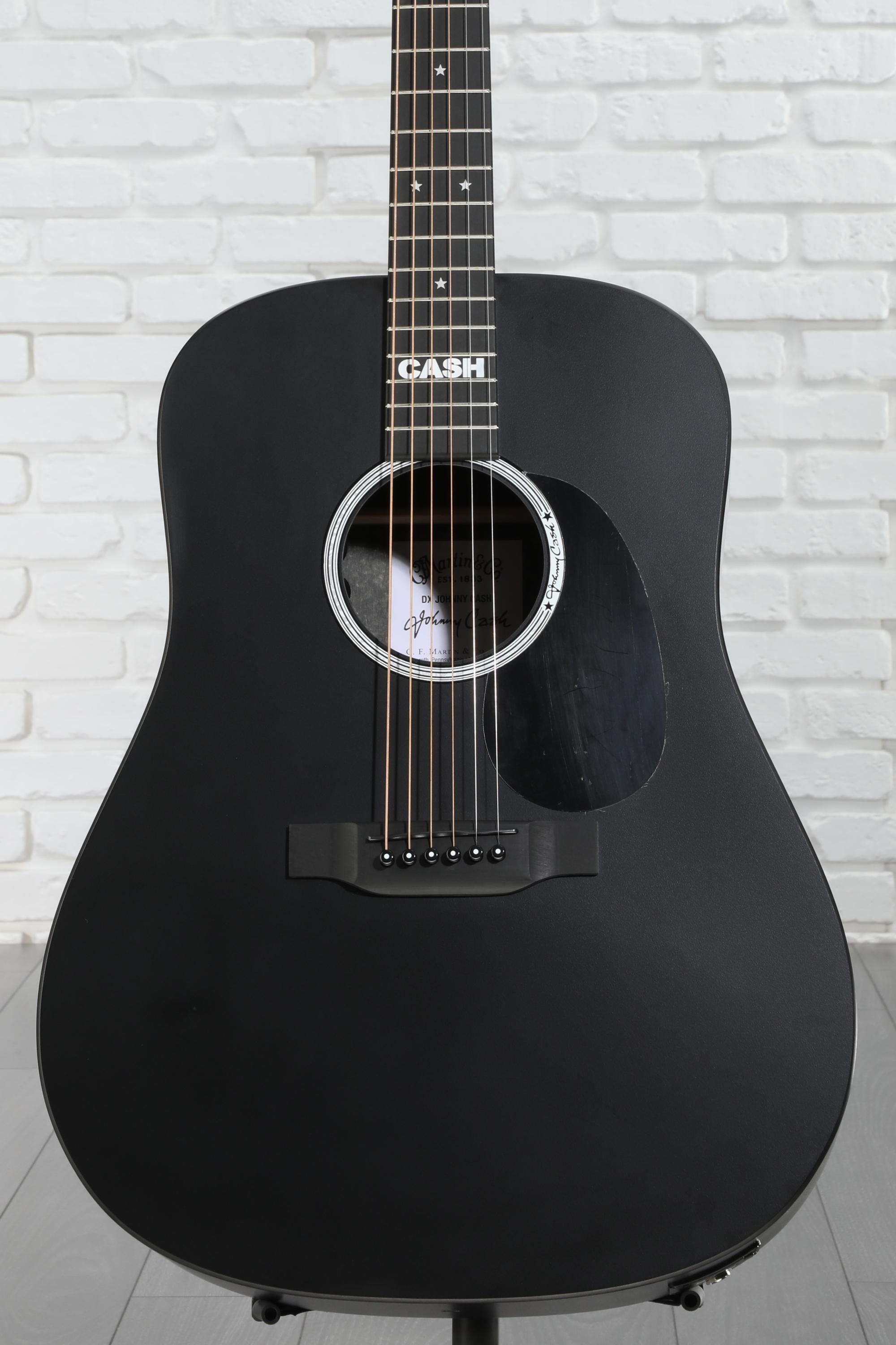 Martin DX Johnny Cash - Jet Black | Sweetwater