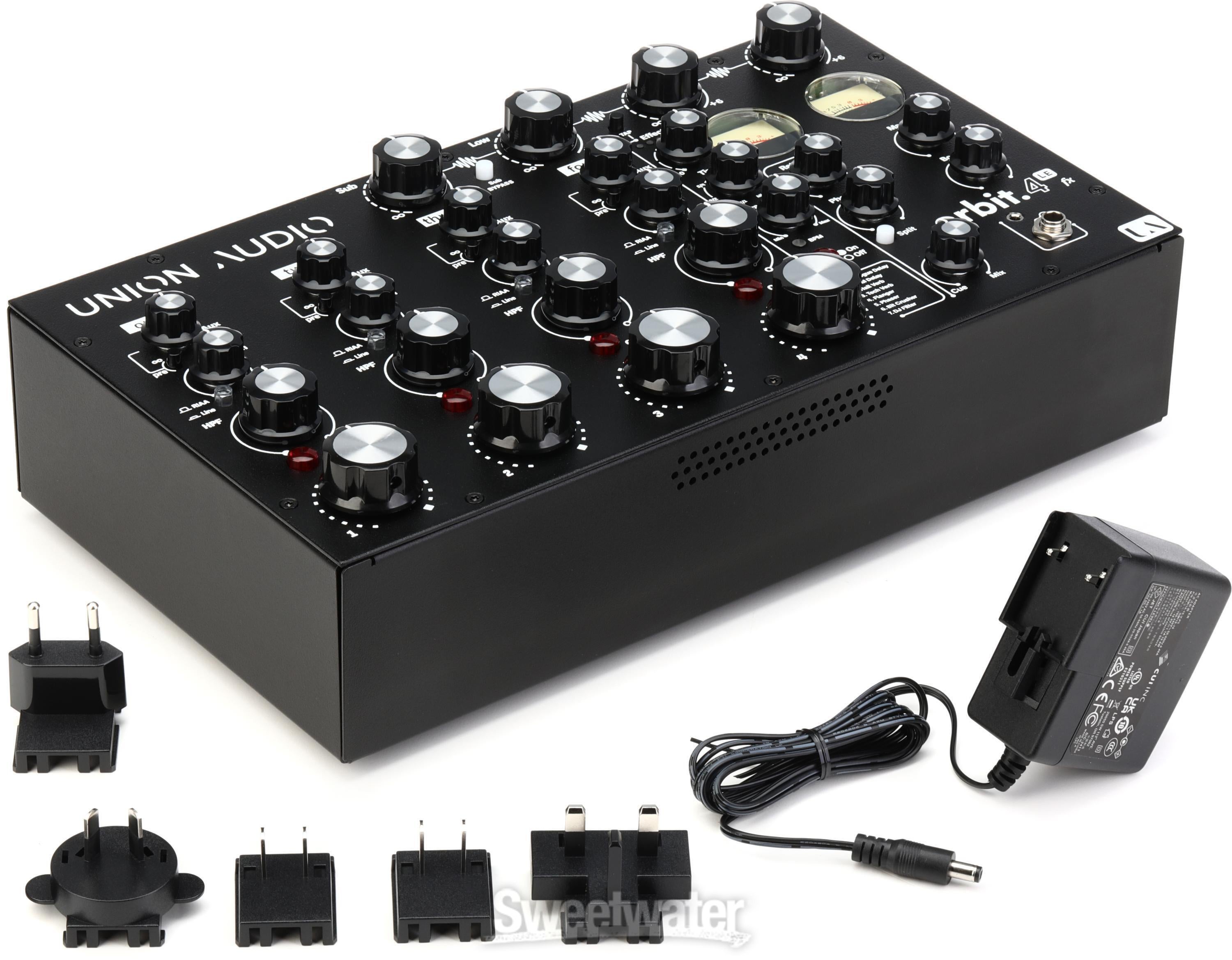 Union Audio orbit.4 LE FX 4-channel Analog Rotary Mixer | Sweetwater