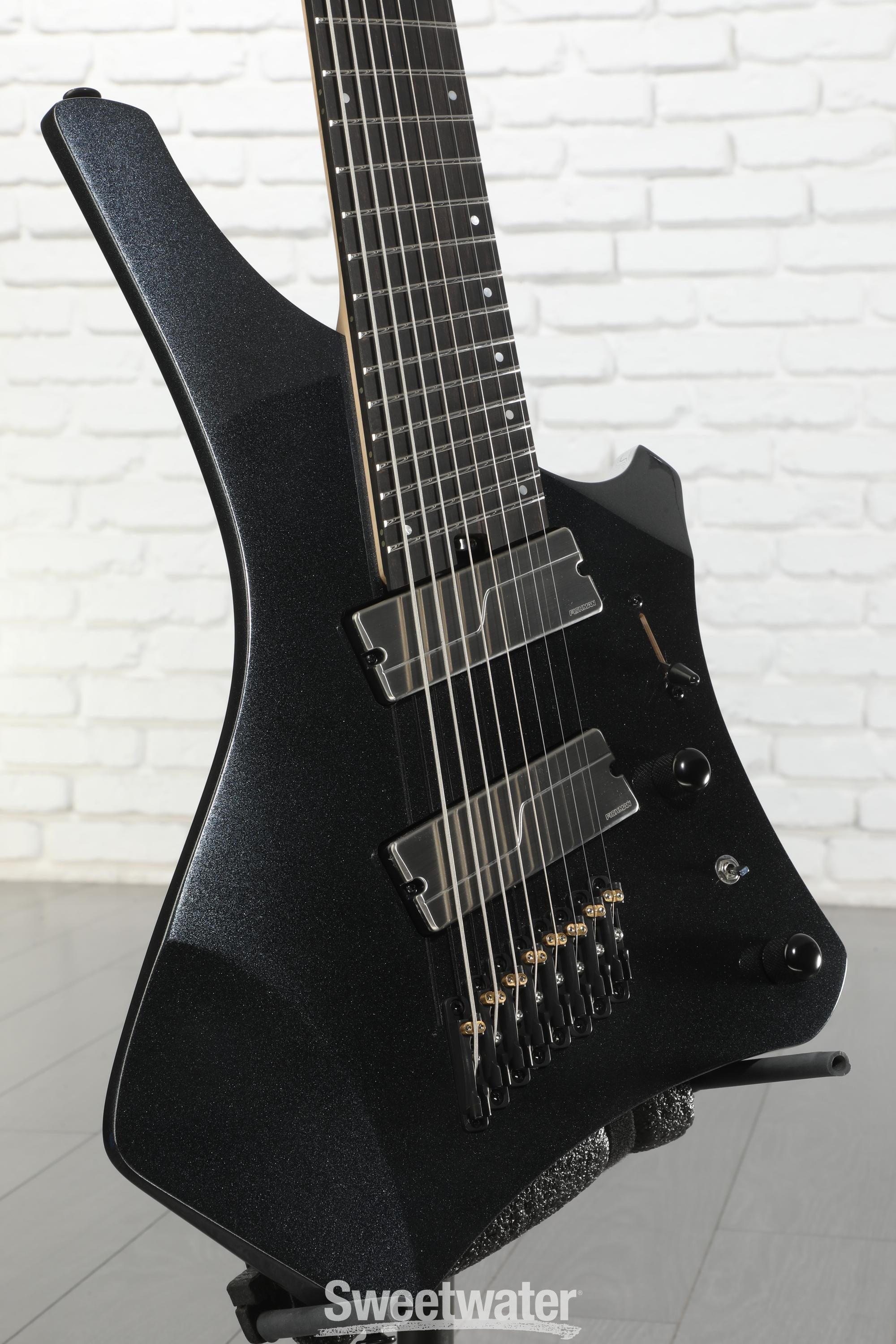 Photo of Ibanez Alpha A528 Multi-scale 8-string Electric Guitar - Iron Pewter