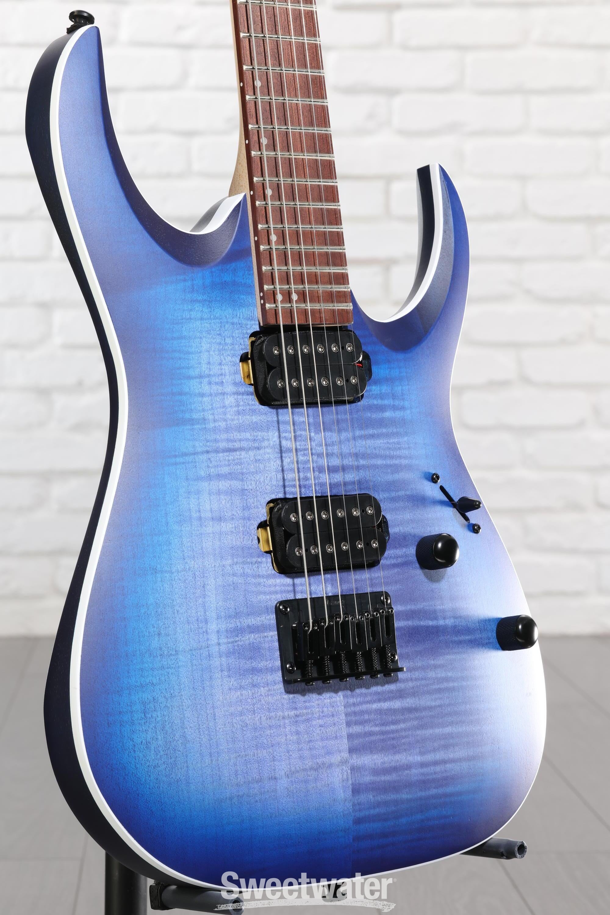 Ibanez RGA42FM - Blue Lagoon Burst Flat | Sweetwater