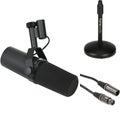 Photo of Shure SM7B Cardioid Dynamic Microphone with Desk Stand Kit