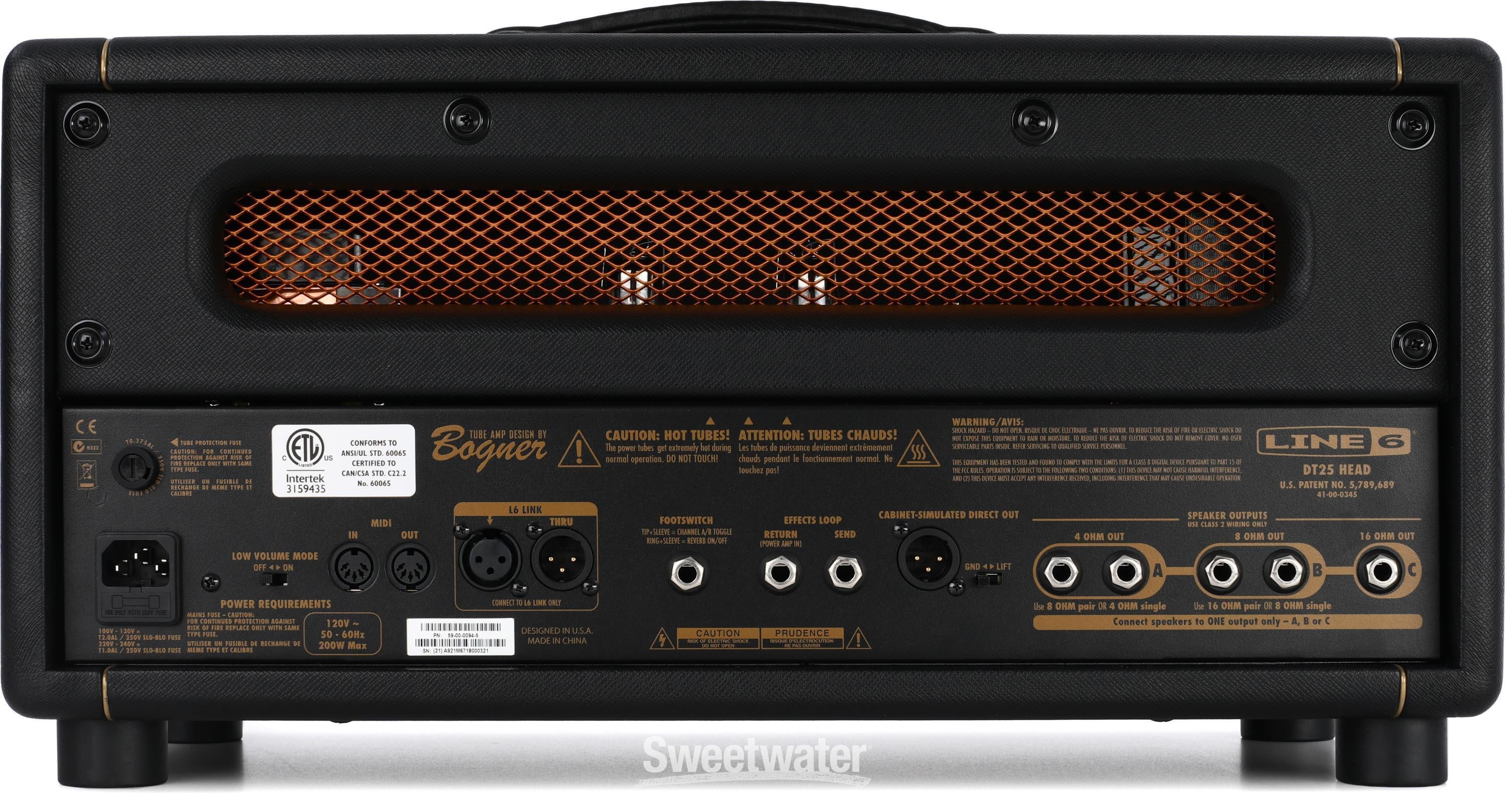 Line 6 DT25 HD 25-watt Modeling Amp Head | Sweetwater