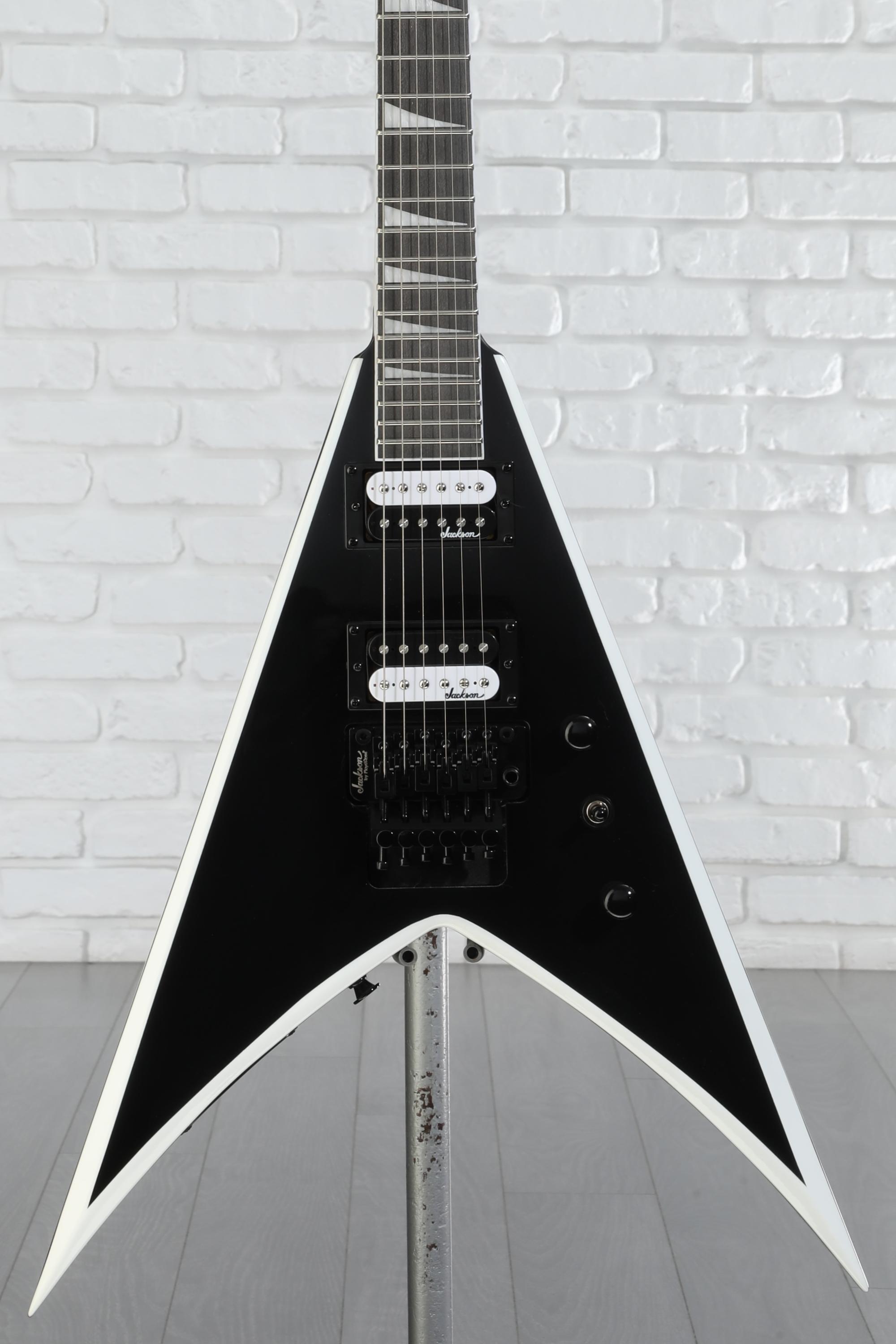 Jackson JS Series King V JS32 - Black with White Bevels