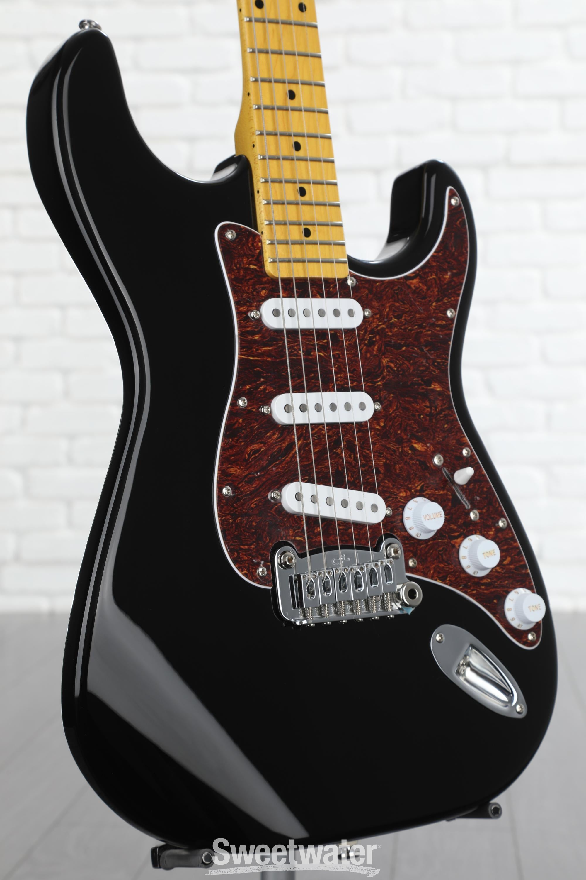 G&L Tribute Legacy Electric Guitar - Gloss Black | Sweetwater