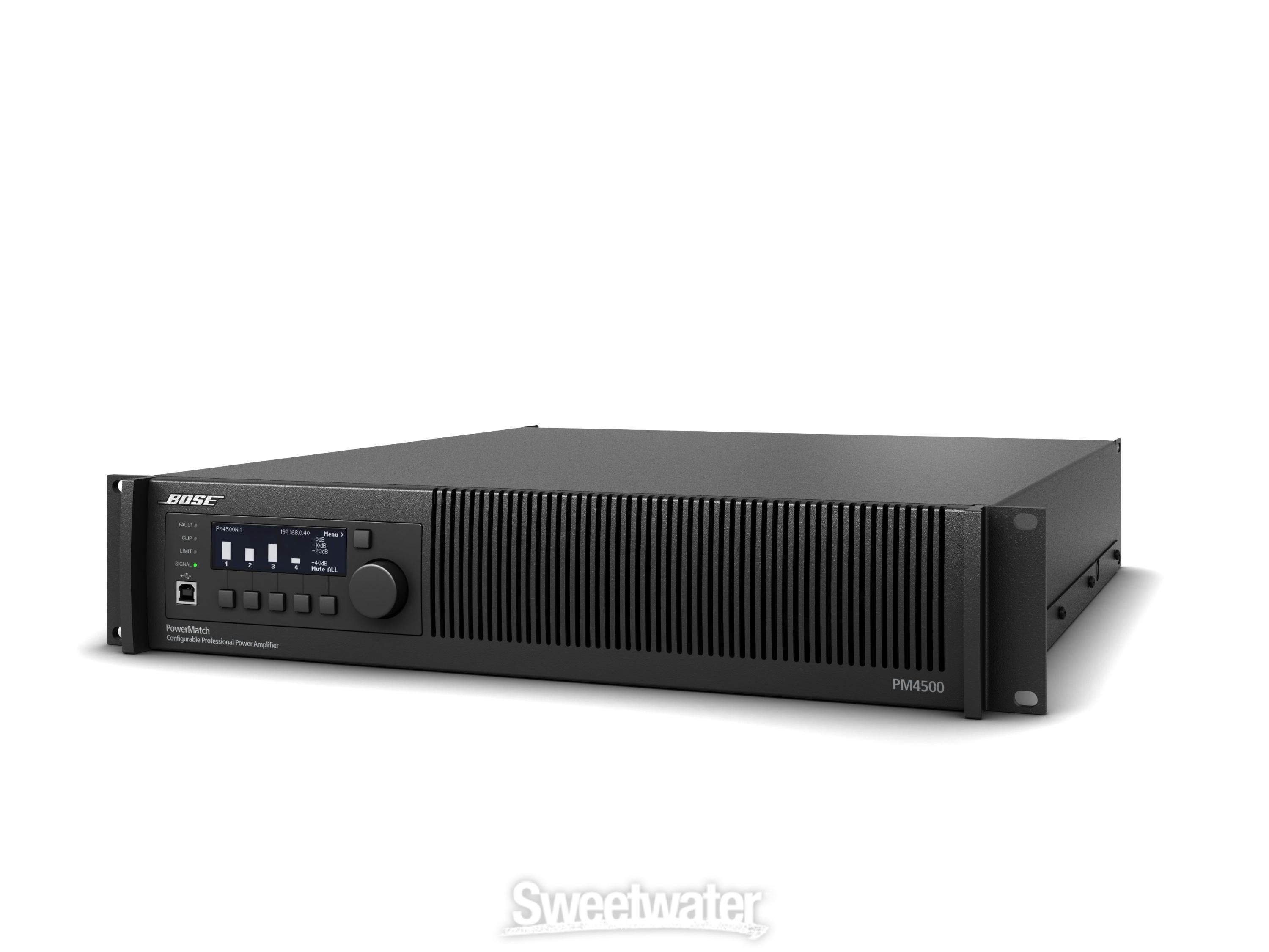 T*H様 Bose PowerMatch PM4500 パワーアンプ Bose Professional PowerMatch PM4500 Power Amplifier | Sweetwater