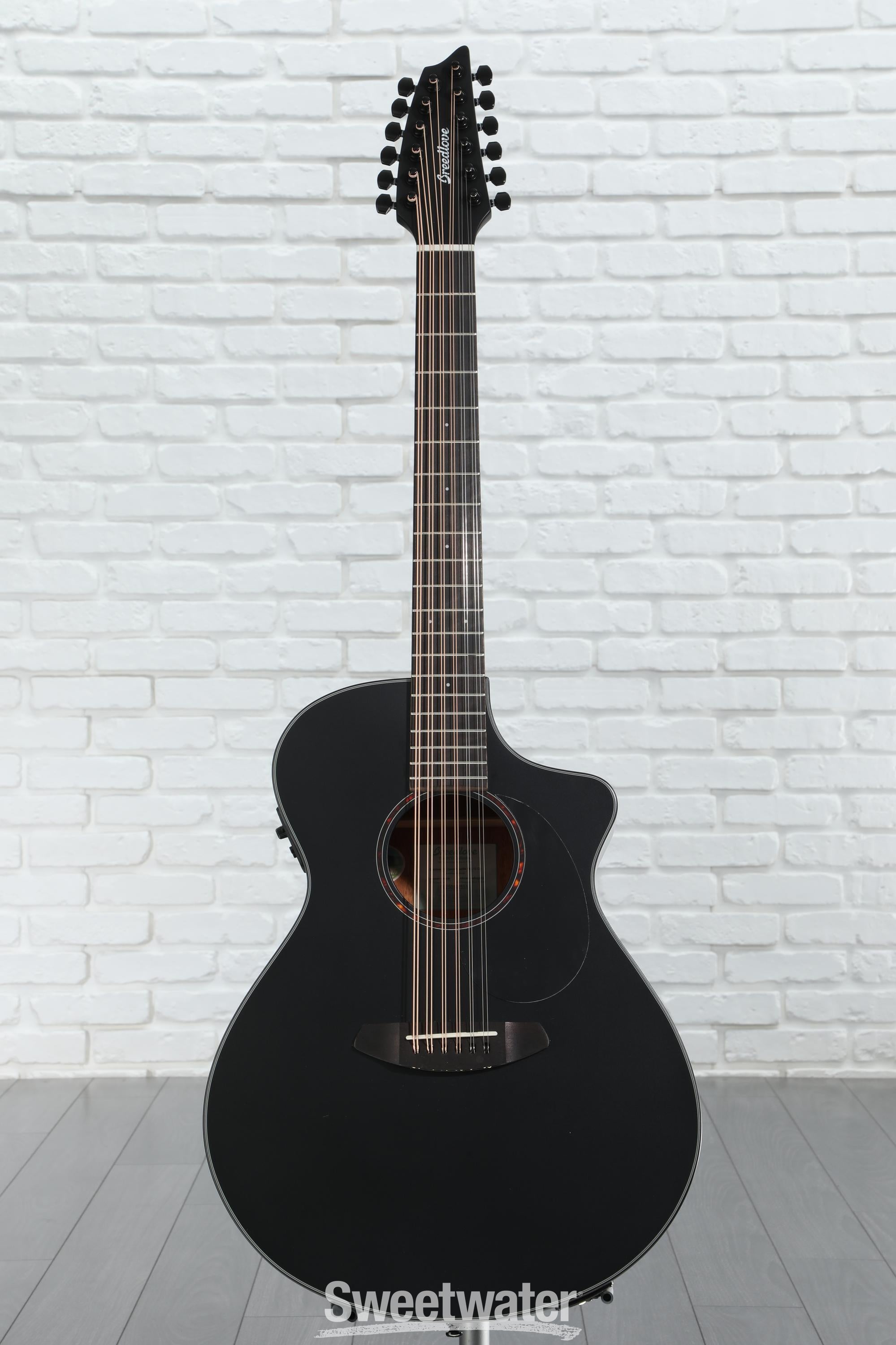 Breedlove Discovery S Concert 12 CE Double-course Acoustic-electric Guitar - Satin Black