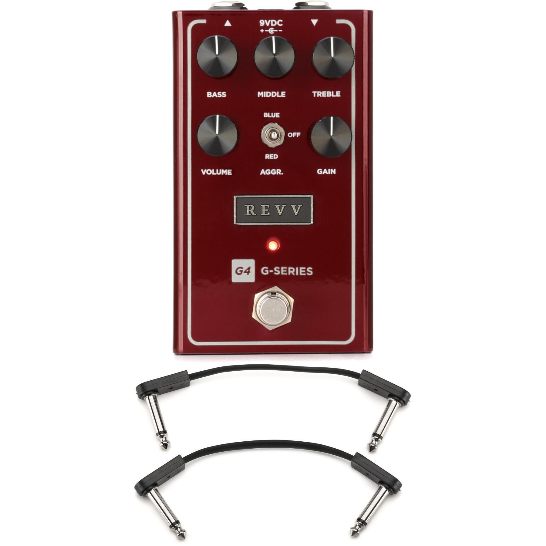 Revv G4 V2 Distortion Guitar Pedal - Red | Sweetwater