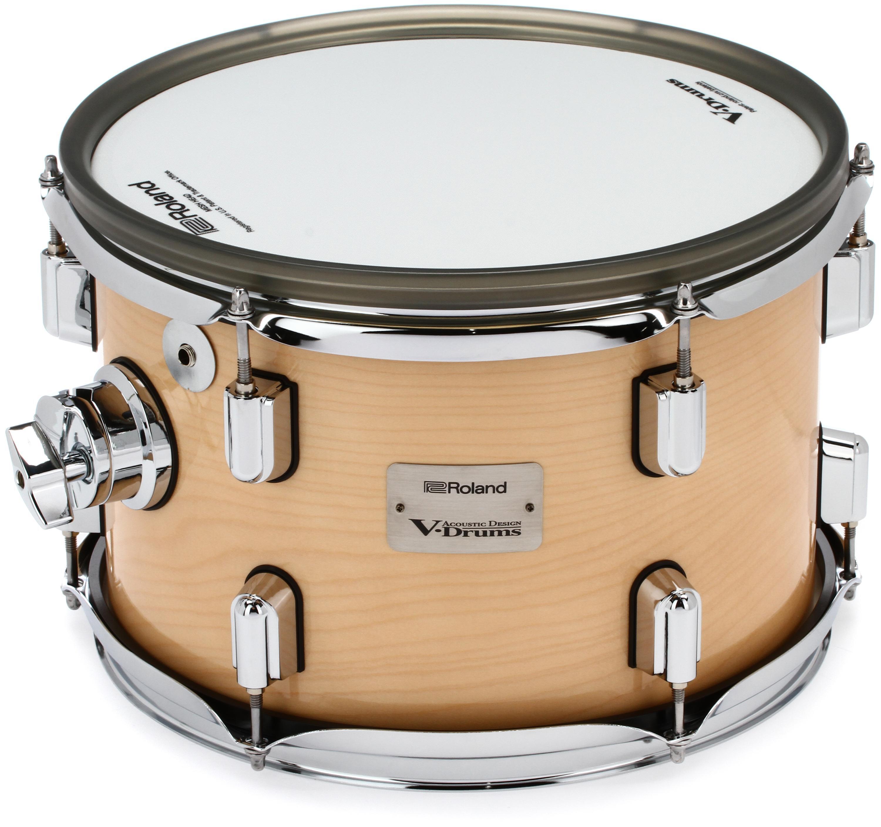 Roland PDA120-GN V-Drums Acoustic Design 8-inch x 12-inch Tom Pad Gloss  Natural Sweetwater