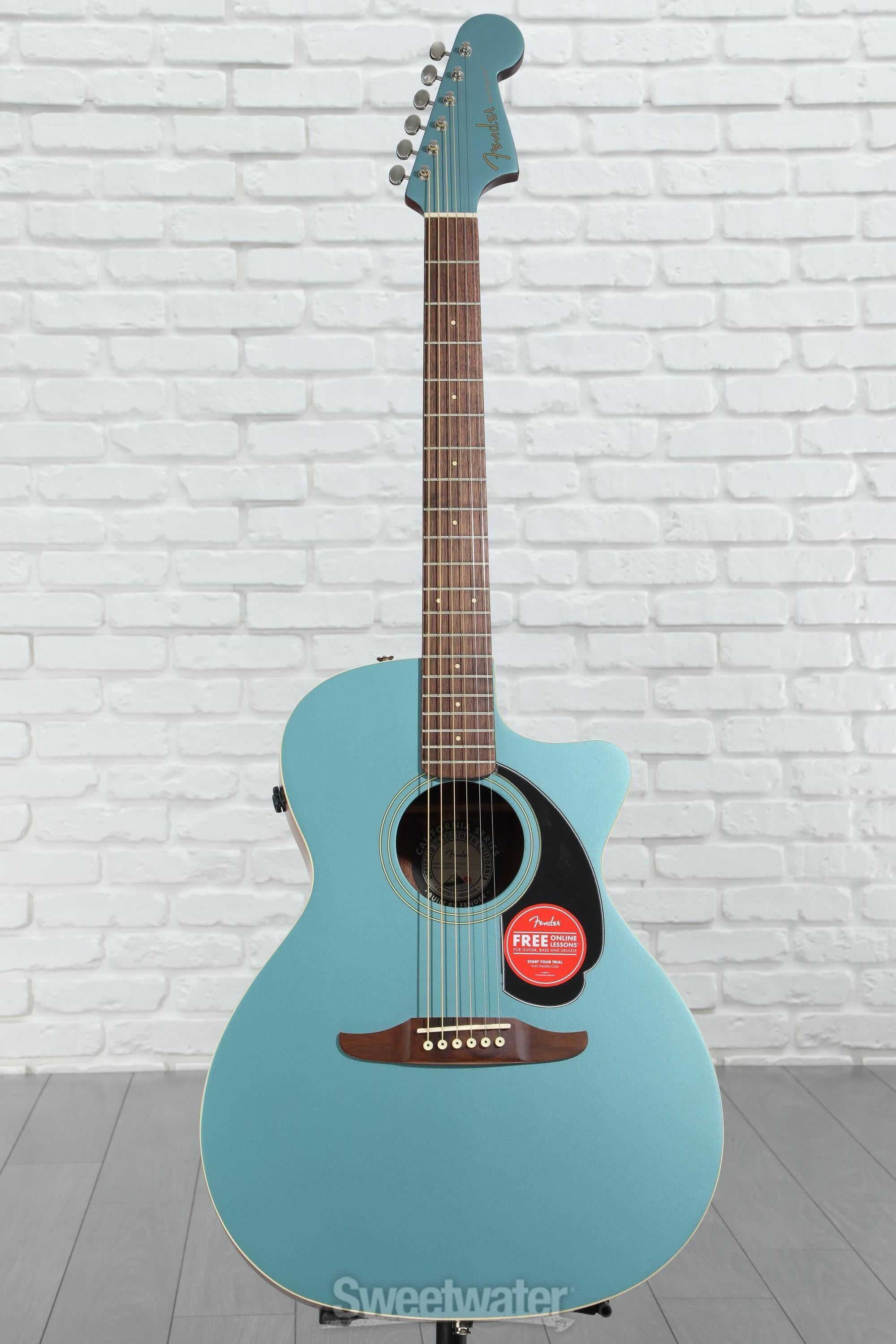 Fender Newporter Player Acoustic-electric Guitar - Tidepool