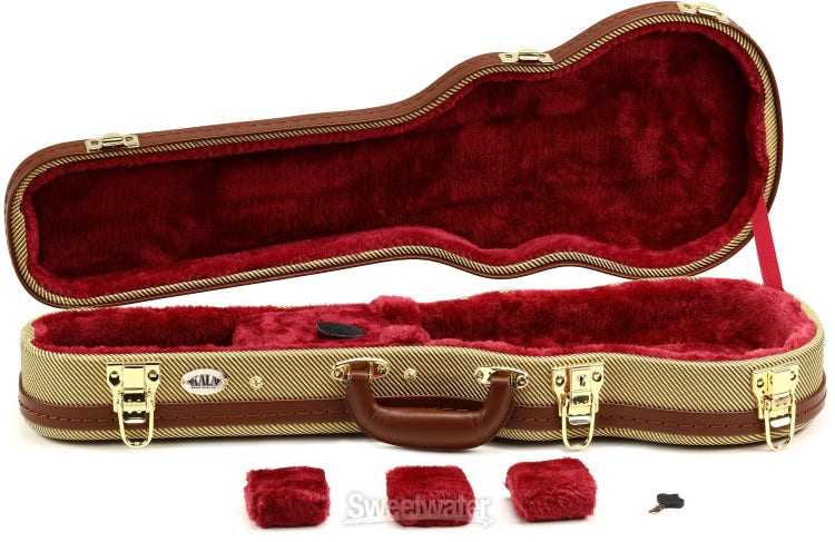 Kala Tweed Archtop Concert Ukulele Case
