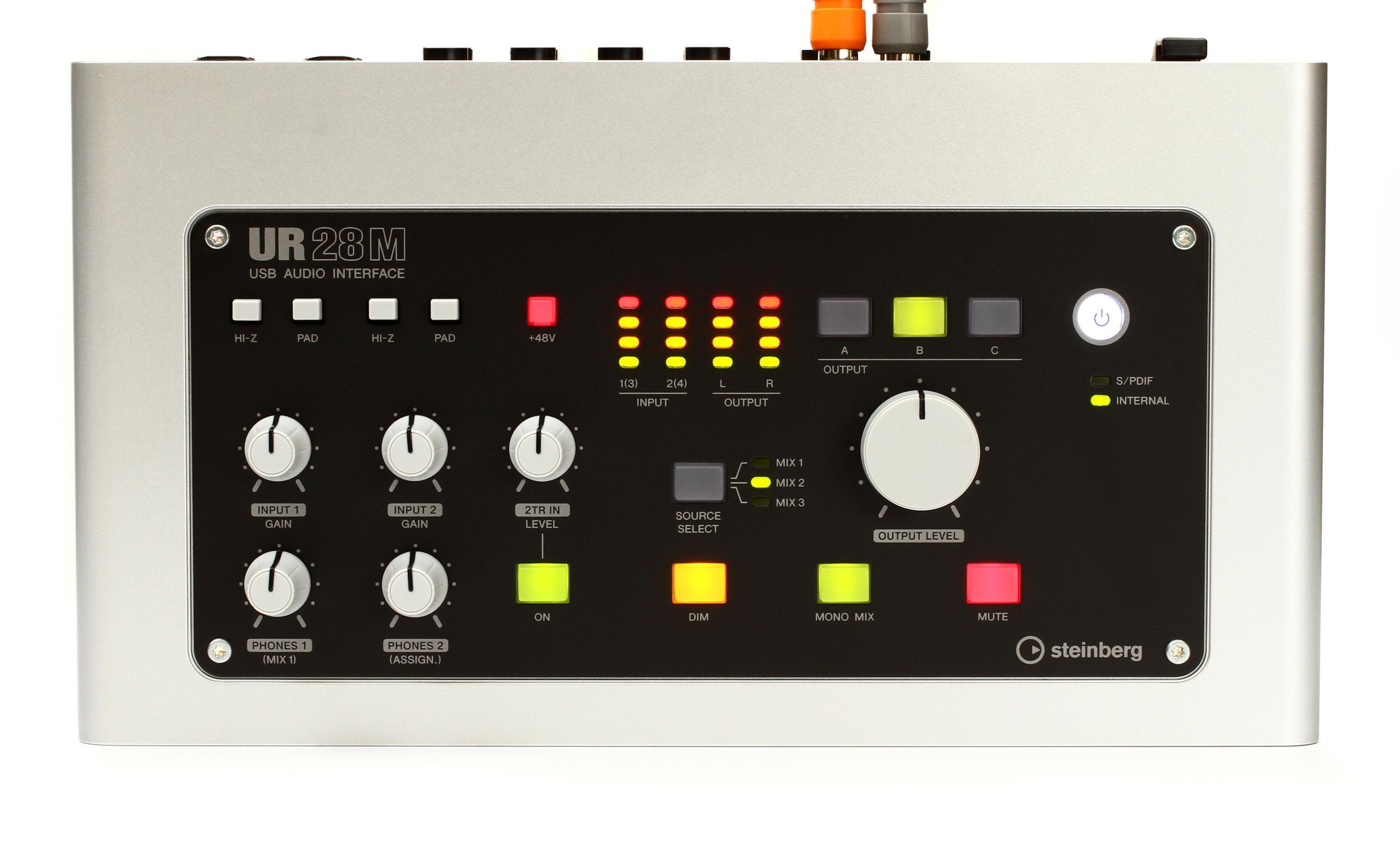 Steinberg UR28M USB Audio Interface and Monitor Controller 