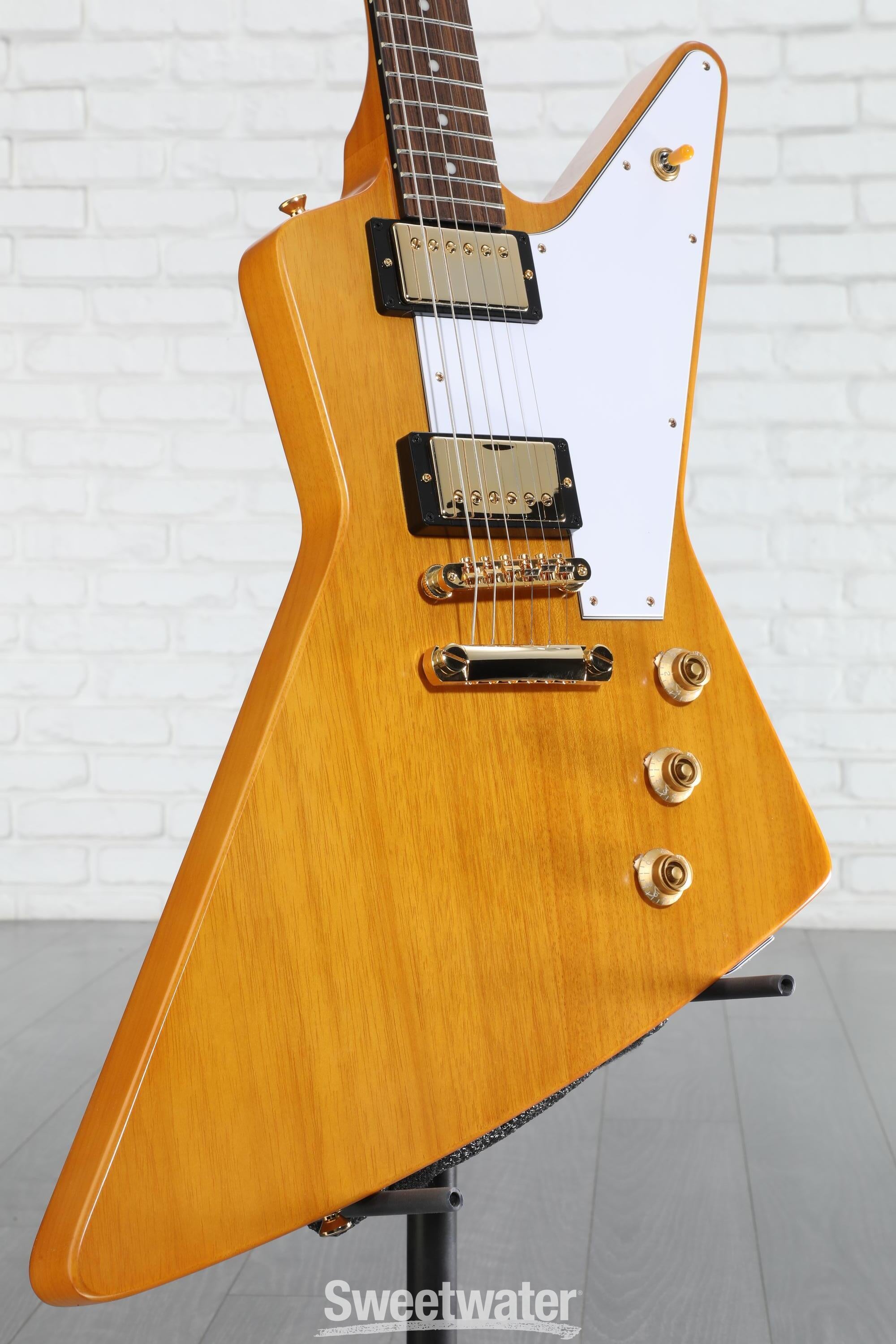 エピフォン　1958 KORINA EXPLRER エクスプローラー Epiphone 1958 Korina Explorer Electric Guitar - Natural