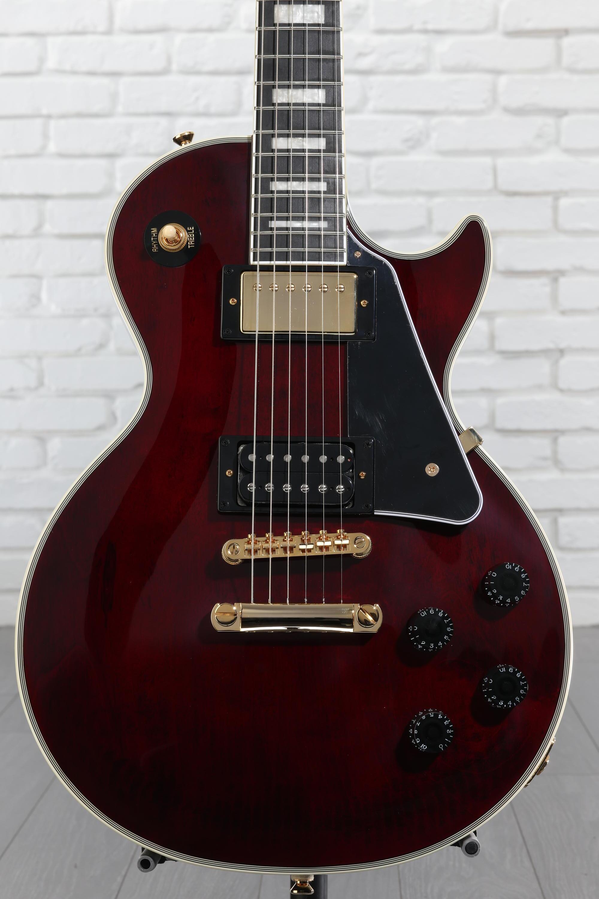 ギター Epiphone / Les Paul Custom Pro Wine Red Epiphone Les Paul Custom PRO Wine Red 2017 – Chicago Music Exchange