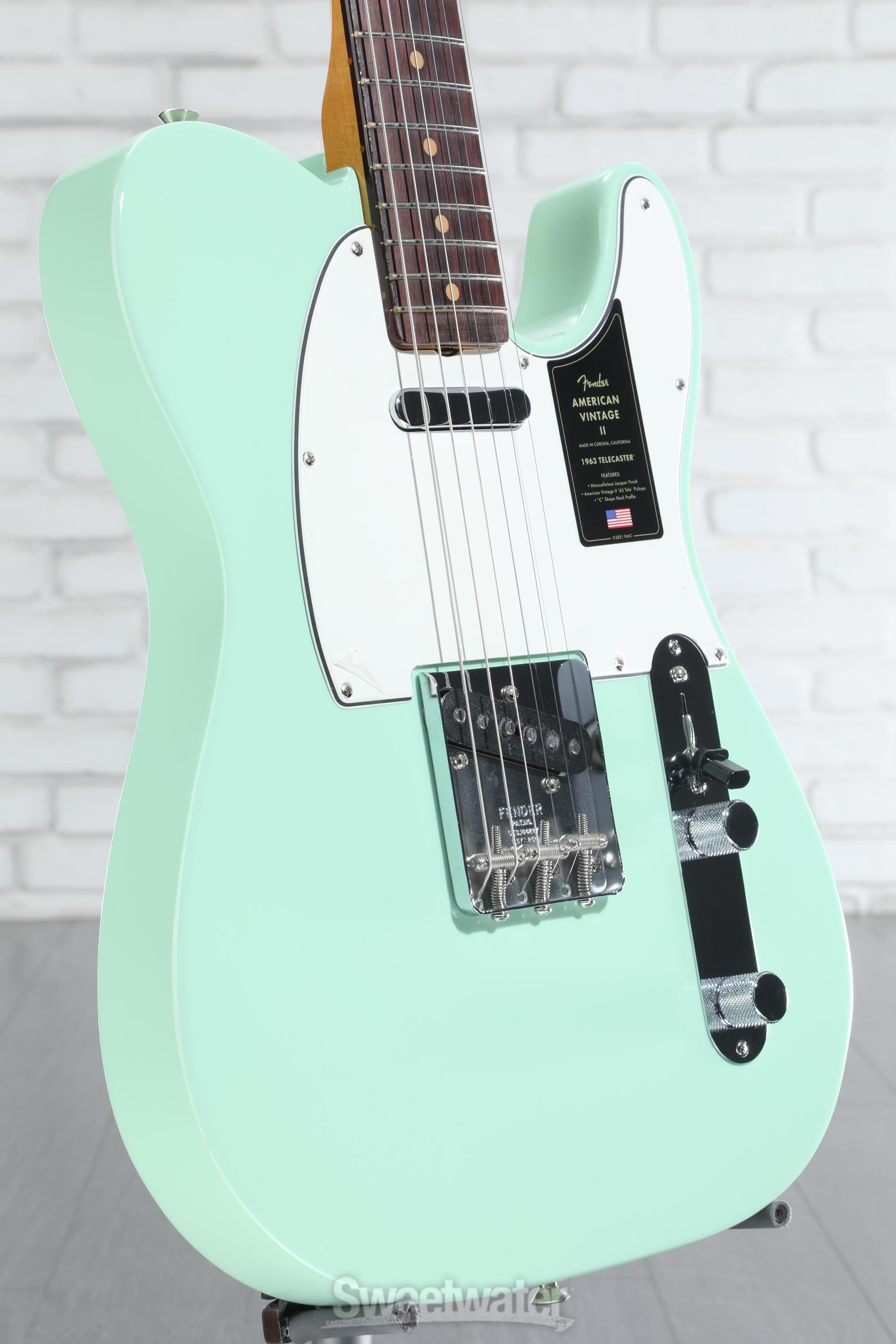 Fender American Vintage II 1963 Telecaster Electric Guitar - Surf Green