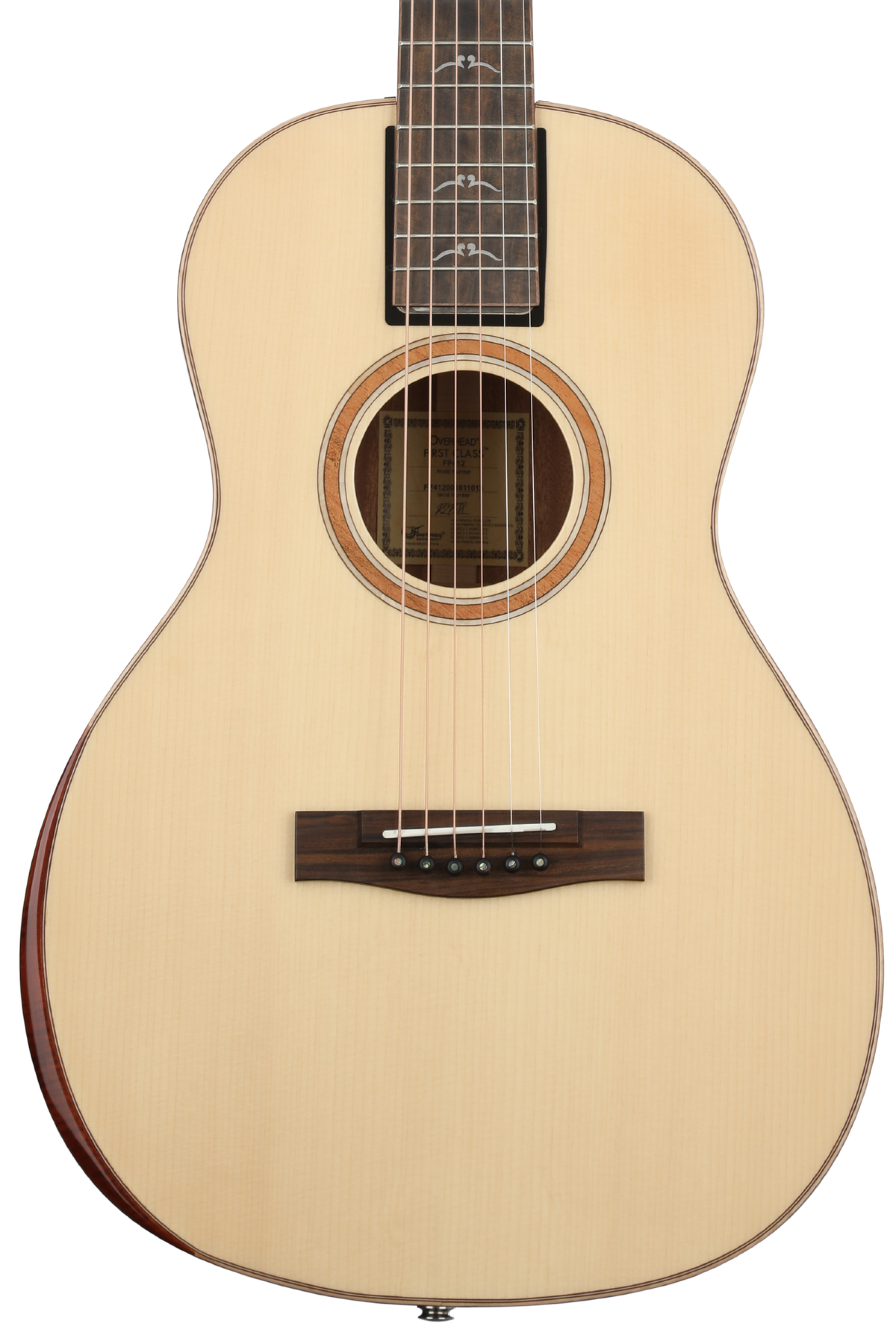 Journey Instruments FP412 FirstClass Solid Sitka/Sapele Parlor - Natural