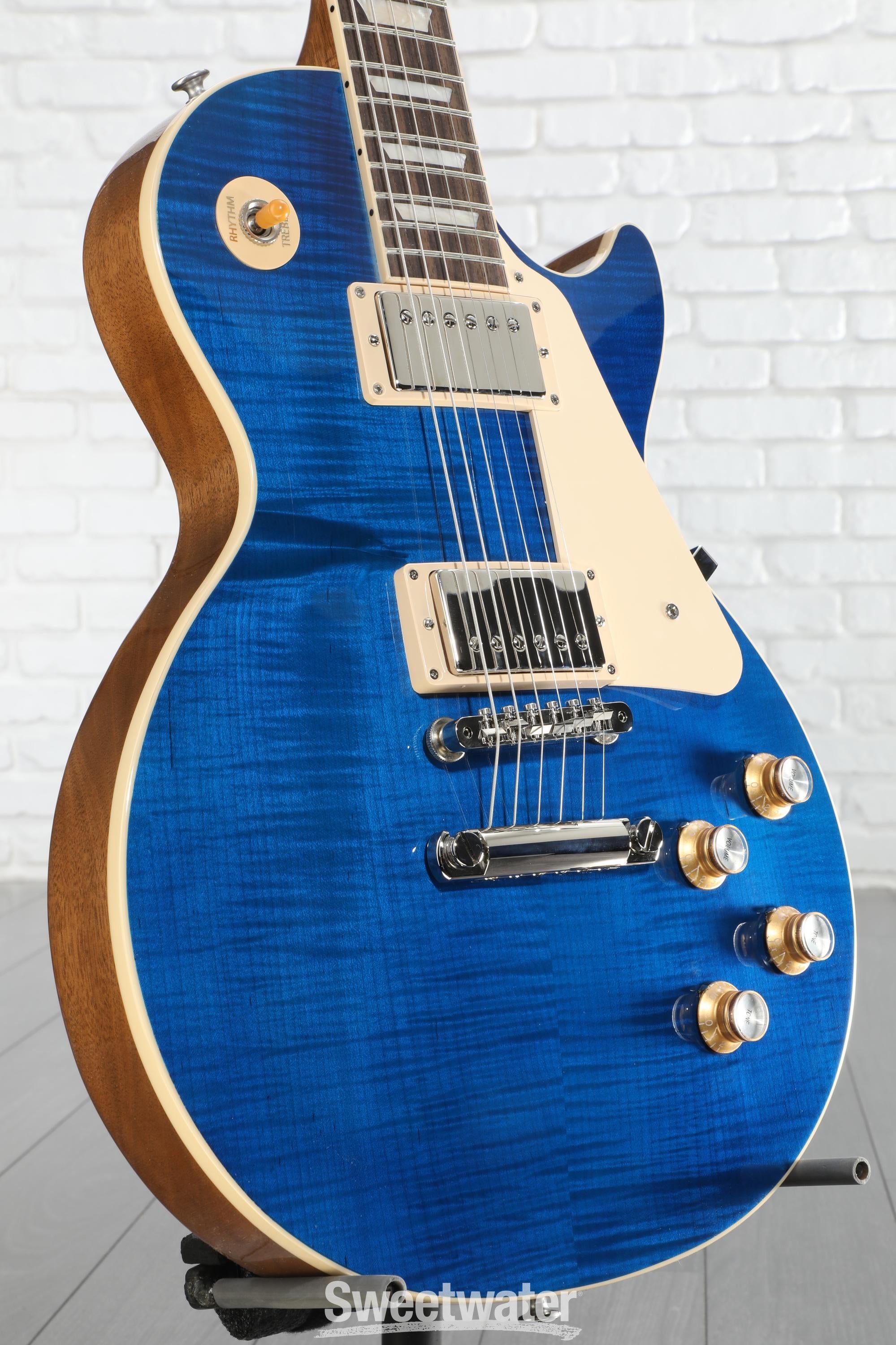 Gibson Les Paul Standard '60s AAA Top Electric Guitar - Viper Blue