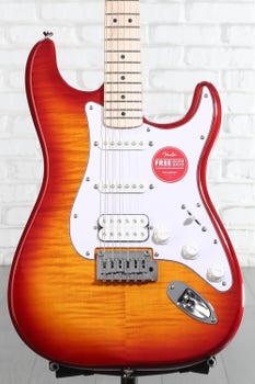 Product Image - This Item - Squier Affinity Series Stratocaster FMT HSS Electric Guitar - Sienna Sunburst with Maple Fingerboard