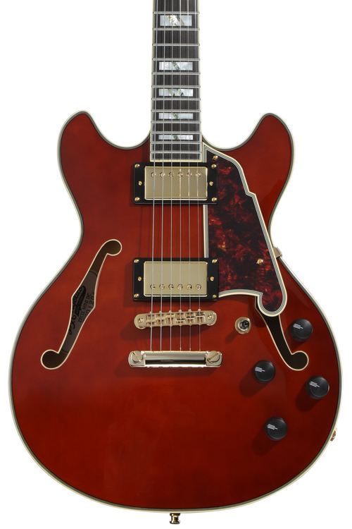 D'Angelico Excel Mini DC Semi-hollowbody Electric Guitar - Viola