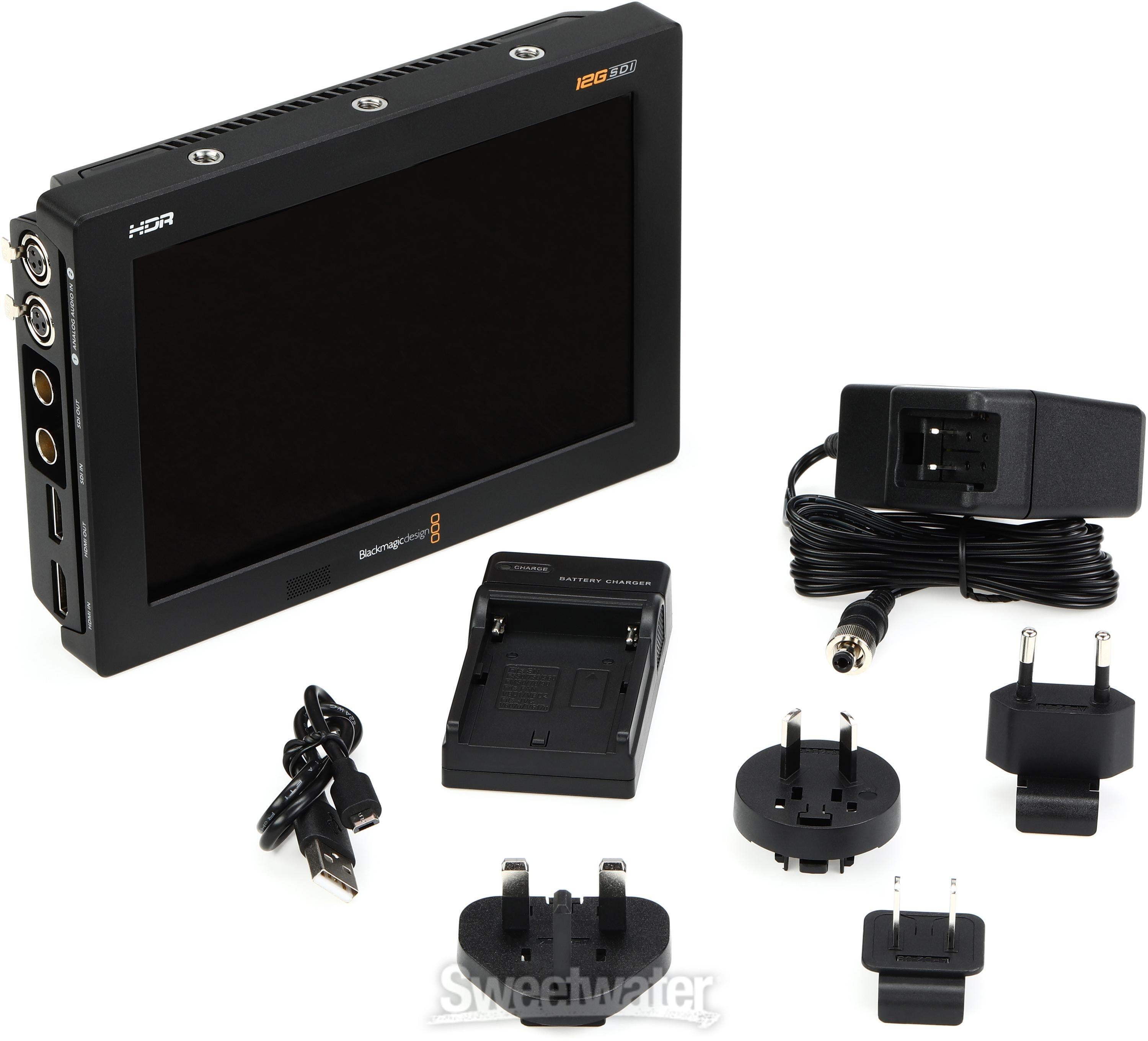 Blackmagic Design Video Assist 7-inch 12G HDR Portable Monitor, Recorder,  Scope, and Viewfinder