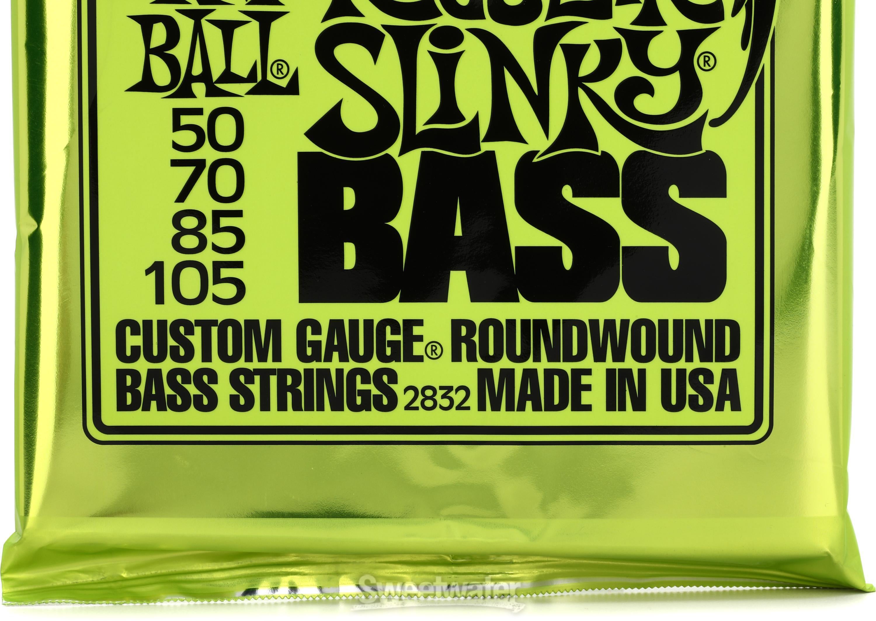 Ernie Ball 2832 Regular Slinky Nickel Wound Electric Bass Guitar Strings -  .050-.105 | Sweetwater