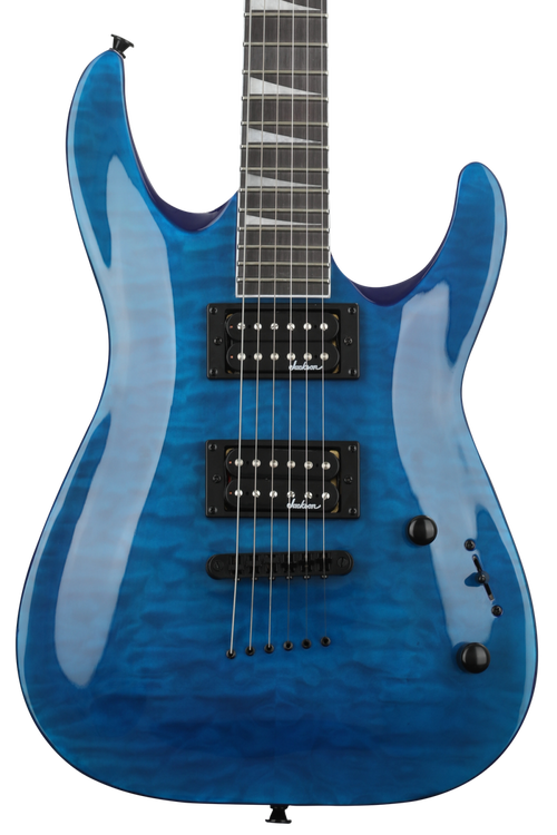 Jackson Dinky Arch Top JS32TQ DKA - Transparent Blue | Sweetwater