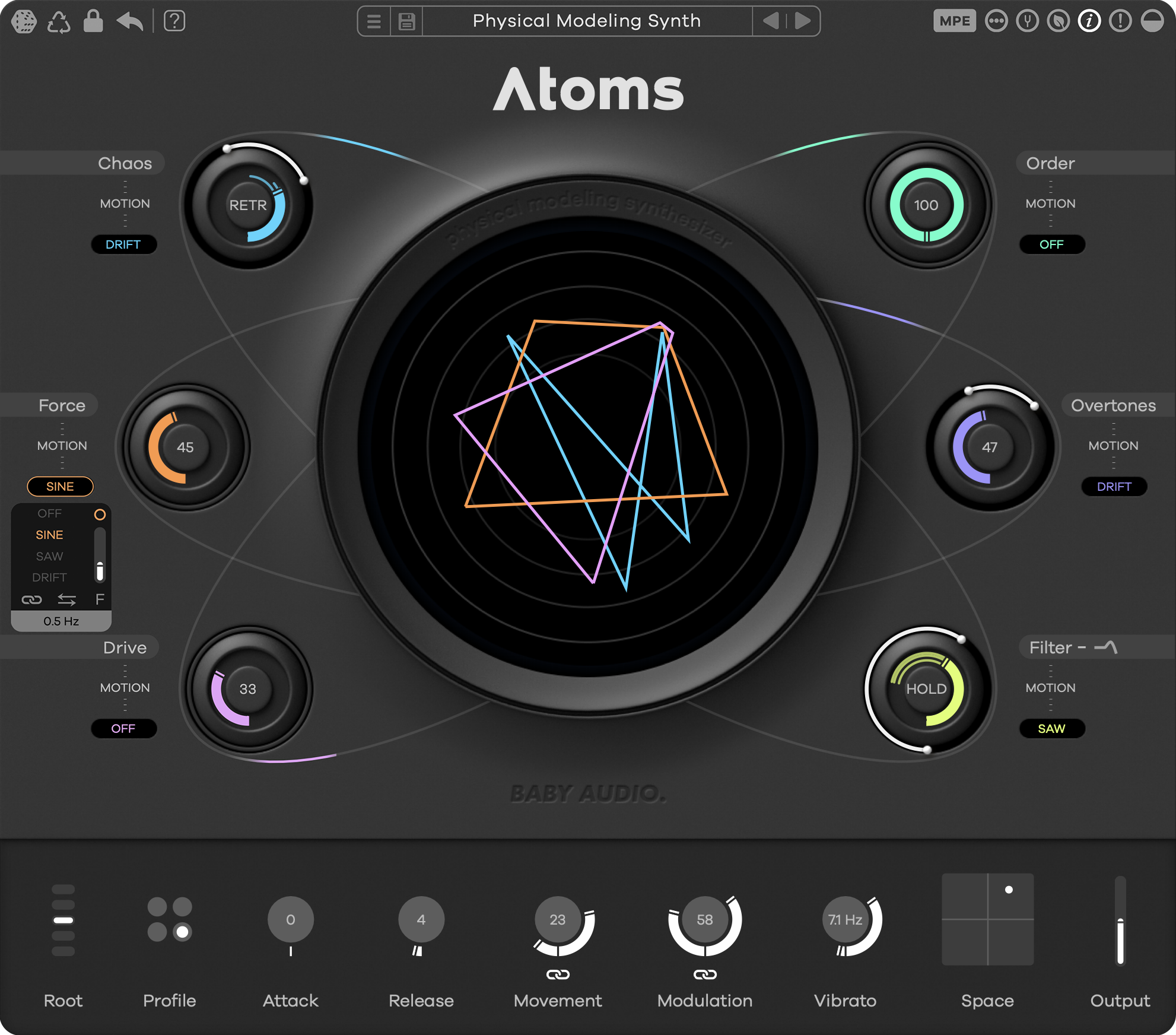 Photo of Baby Audio Atoms Physical Modeling Synthesizer Plug-in