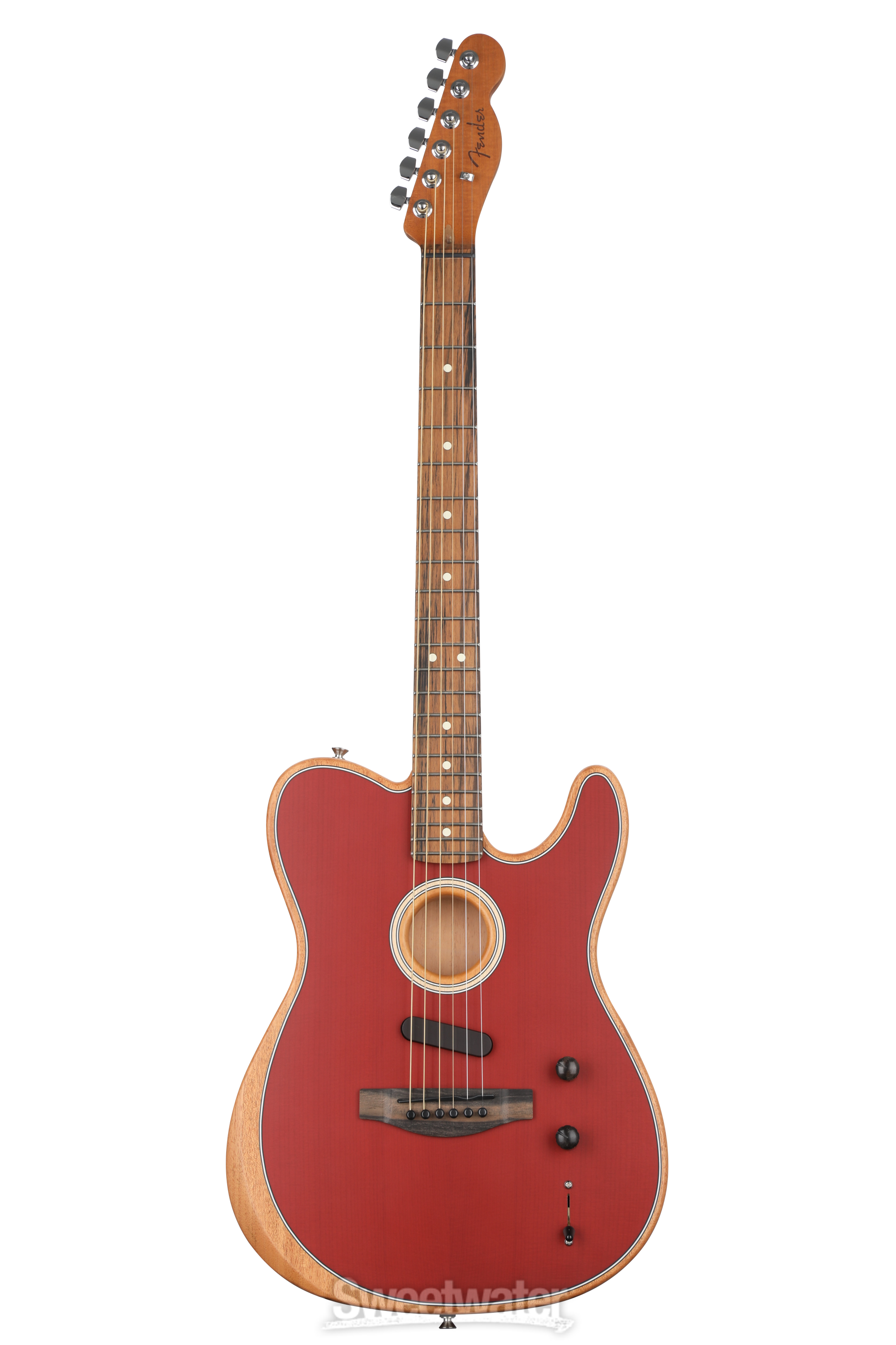 Fender American Acoustasonic Telecaster Crimson Red