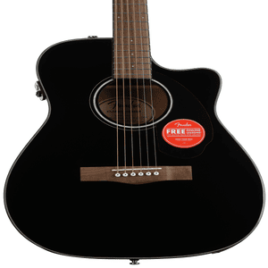 DISC Fender Sonoran SCE Thinline Electro Acoustic Guitar, Black - Nearly  New na Gear4Music.com
