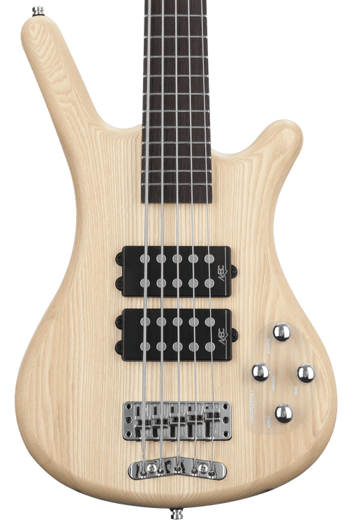 Warwick RockBass Corvette 
 5-string Electric Bass Guitar - Natural  Transparent Satin | Sweetwater