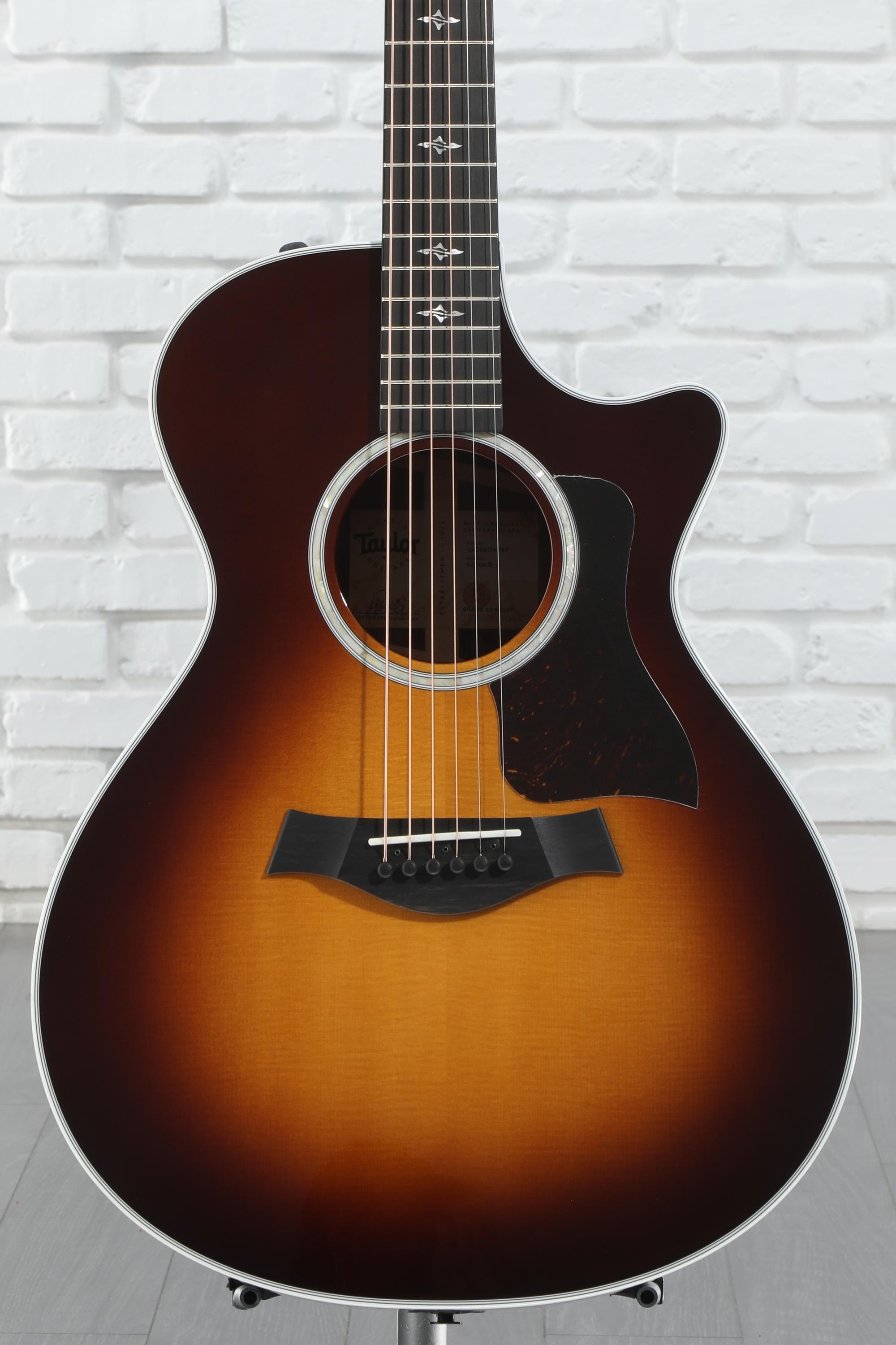 Taylor 412ce-R V-Class Acoustic-electric Guitar - Tobacco