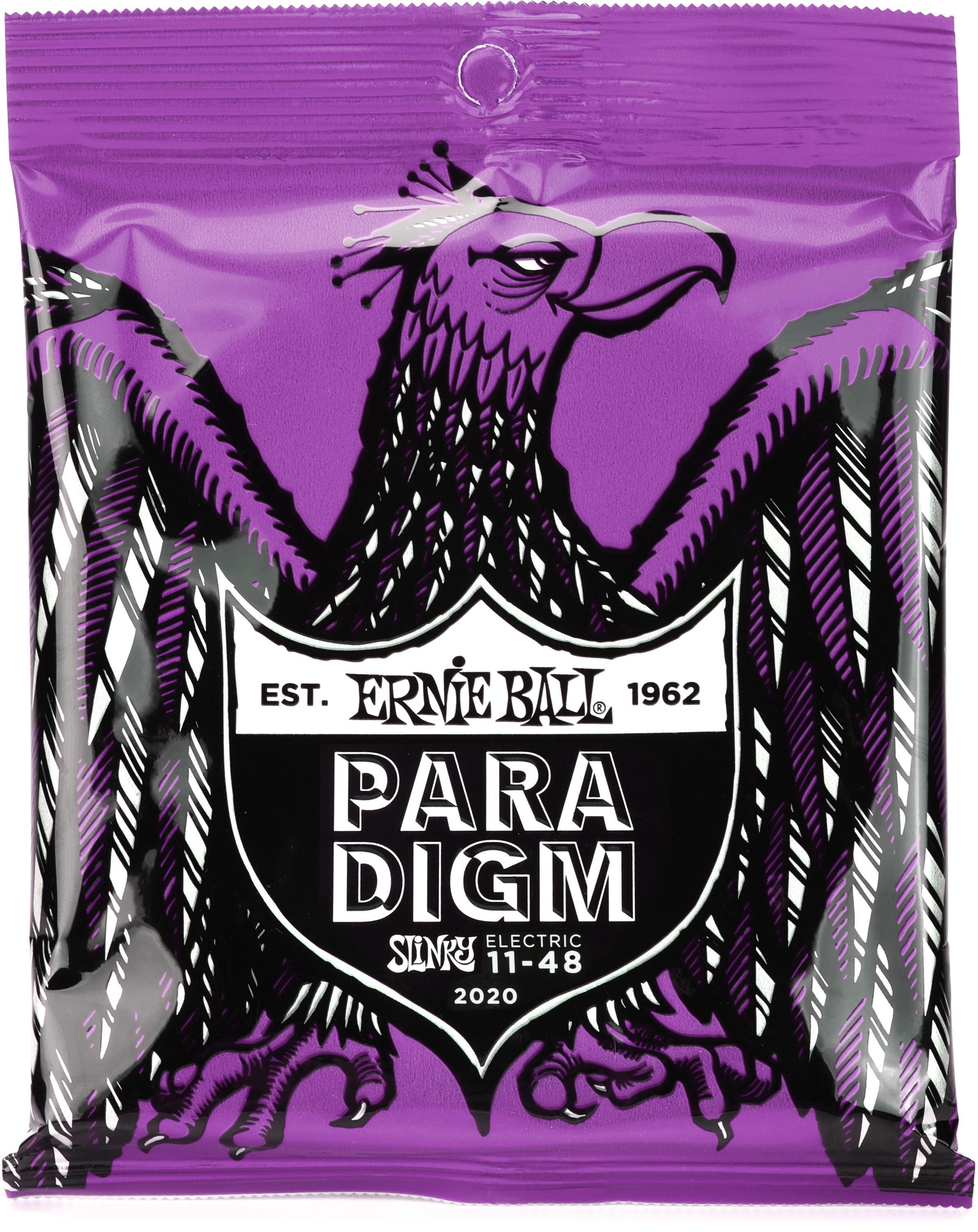 Ernie Ball 2020 Power Slinky Paradigm Electric Guitar Strings .011 .048 2 pack Sweetwater