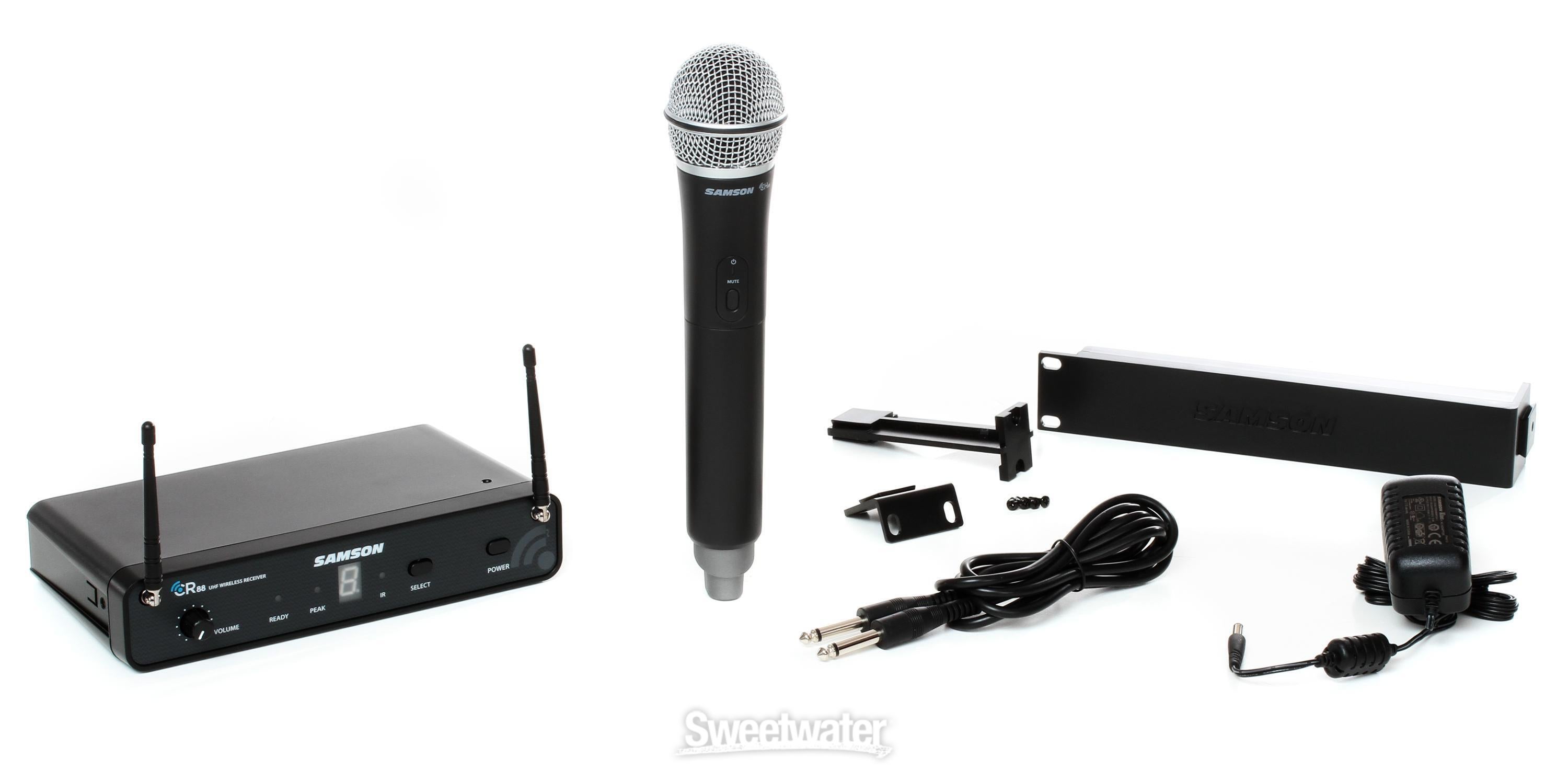 【良品】SAMSON ワイヤレス Concert CR88 ハンドヘルド Amazon.com: Samson Concert 88 Wireless (K Band) Guitar
