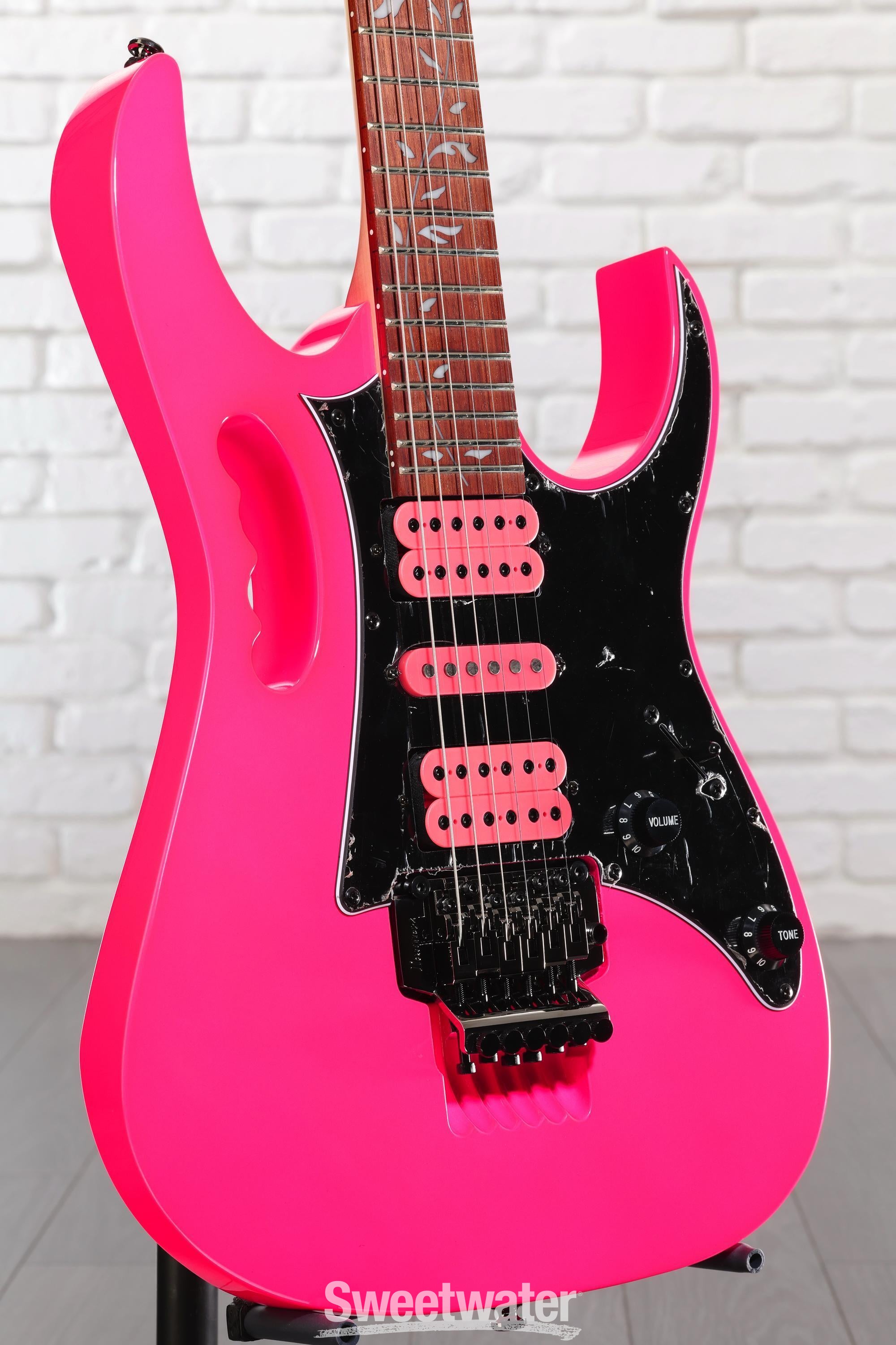 Ibanez Steve Vai Signature JEMJRSP - Pink | Sweetwater