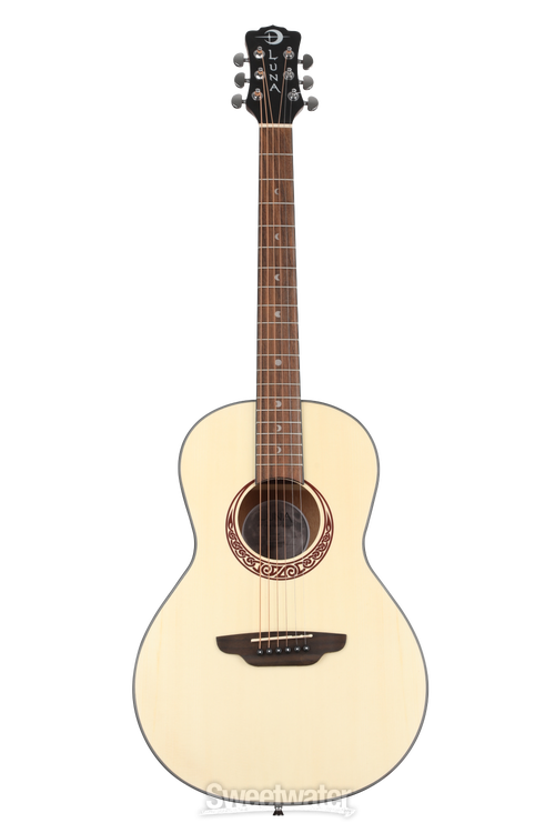 Luna gypsy muse parlor acoustic outlet guitar