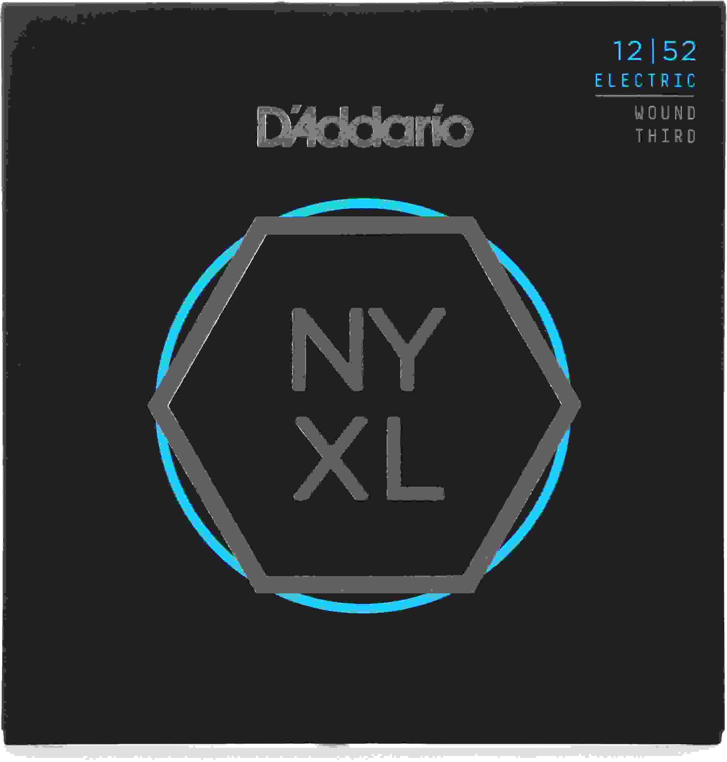 D'Addario NYXL1252W NYXL Nickel Wound Electric Guitar Strings .012