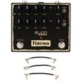 Photo of Friedman BE-OD Deluxe Dual Overdrive Pedal with Patch Cables