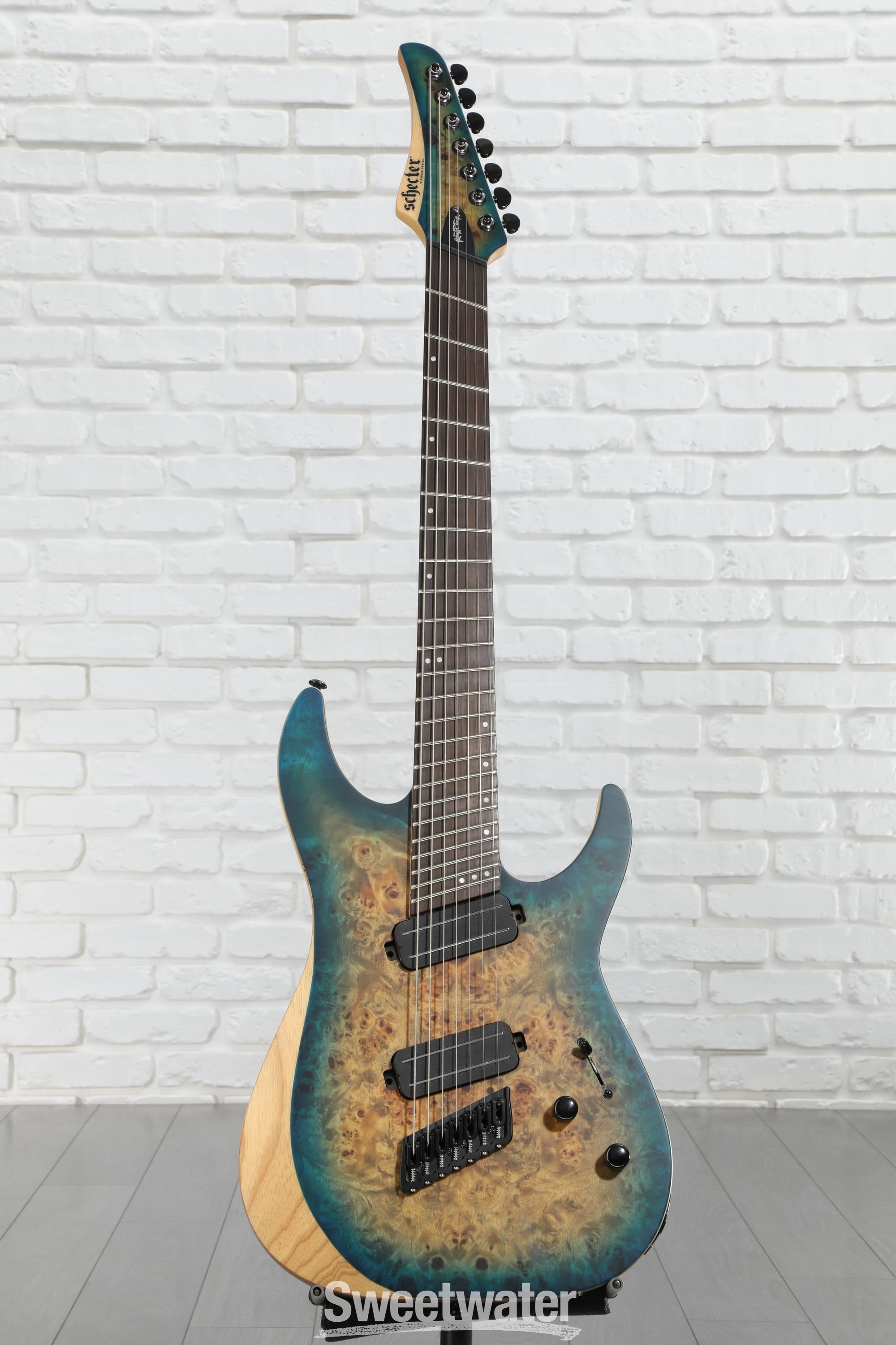 Schecter Reaper-7 Multiscale - Satin Sky Burst | Sweetwater