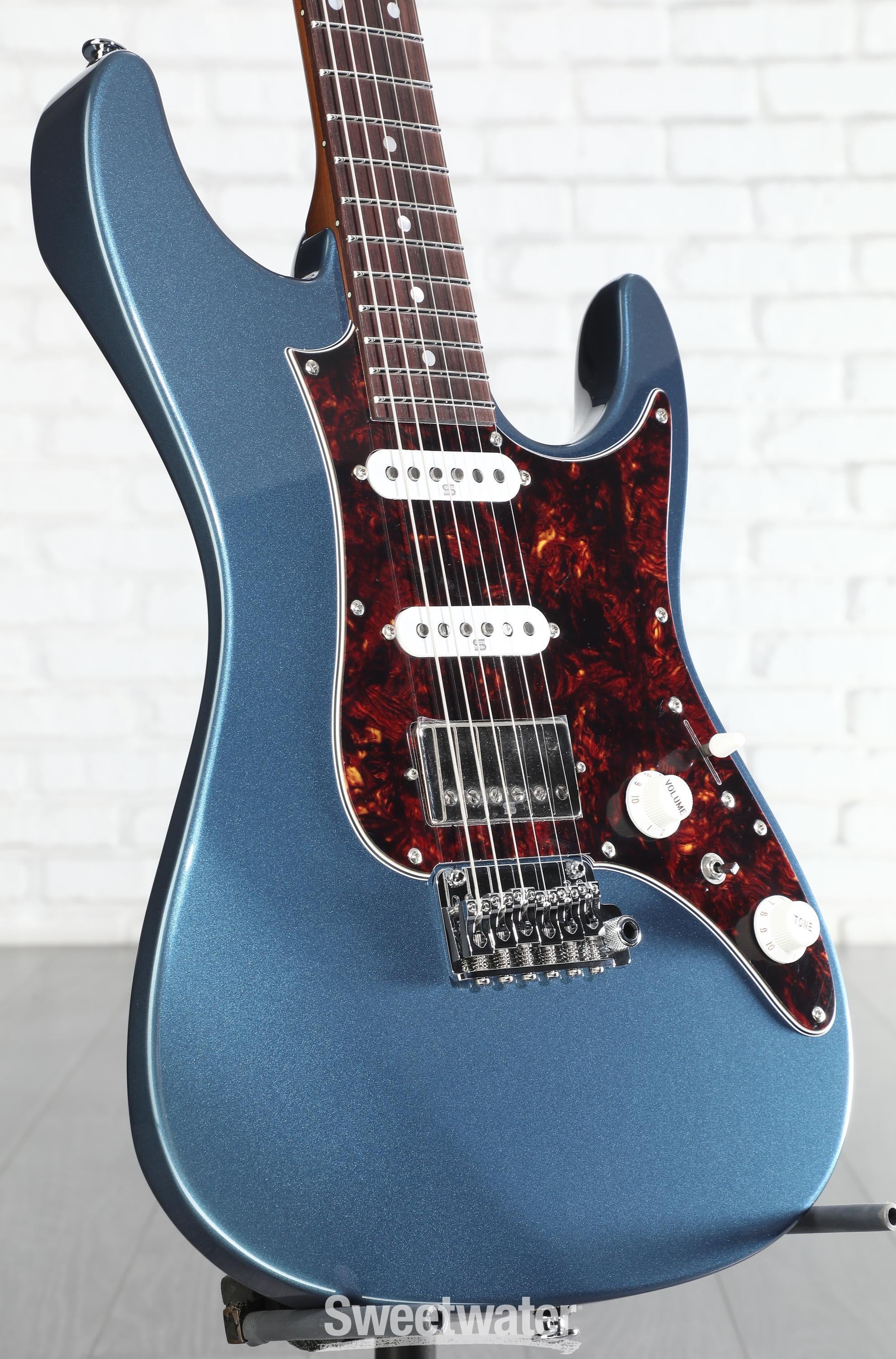 Ibanez Prestige AZ2204N Electric Guitar - Prussian Blue Metallic