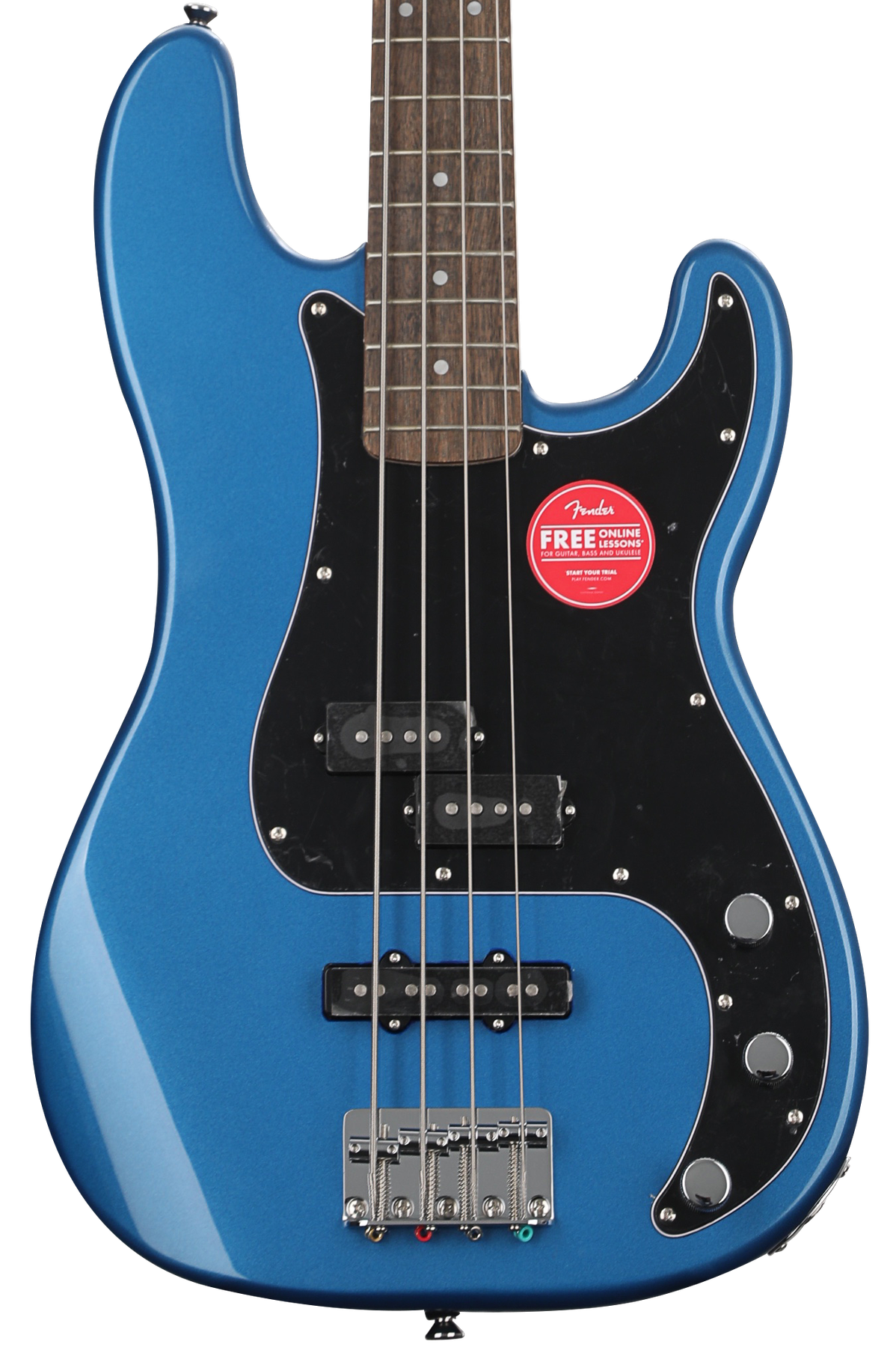 Bundled Item: Squier Affinity Series Precision Bass - Lake Placid Blue with Laurel Fingerboard