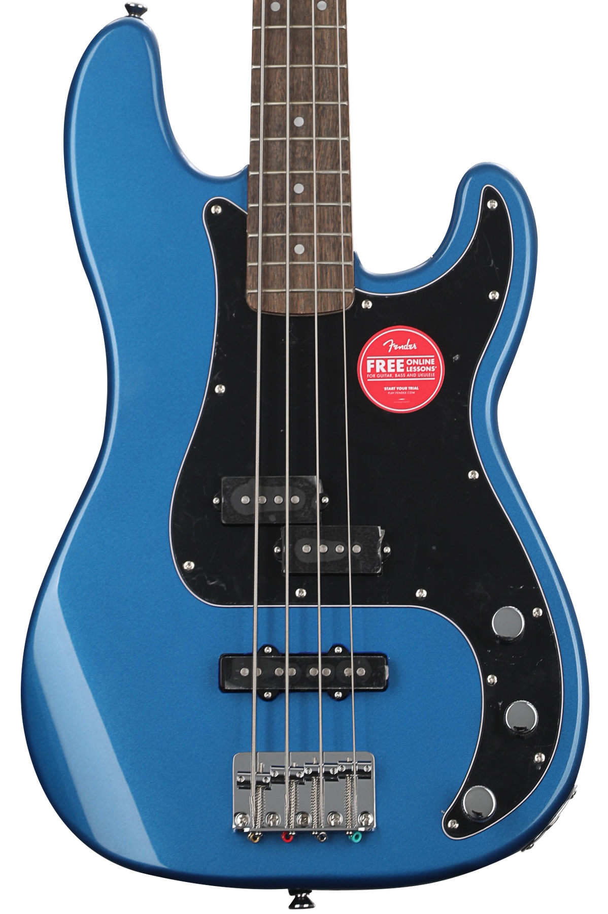 Squier Affinity Series Precision Bass PJ Guitar - Lake Placid Blue