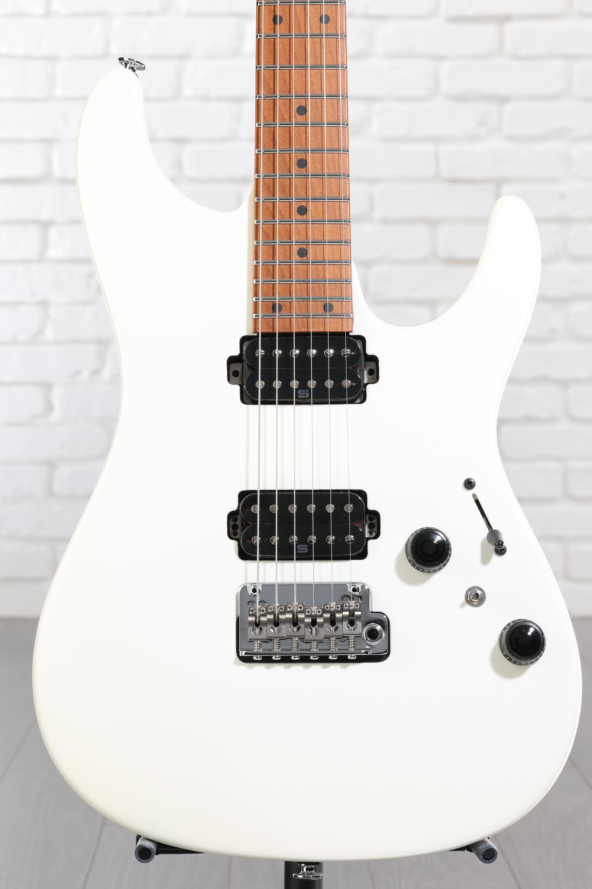Ibanez Prestige AZ2402 Electric Guitar - Pearl White Flat | Sweetwater