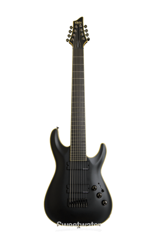 Schecter Blackjack ATX C-8 - Aged Black Satin | Sweetwater Schecter Blackjack ATX C-8 - Aged Black Satin | Sweetwater