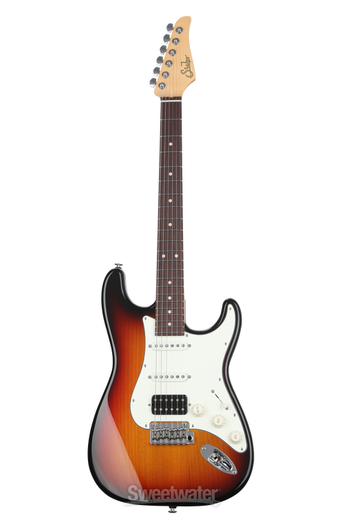 Suhr Classic S Electric Guitar - 3-tone Burst, HSS | Sweetwater