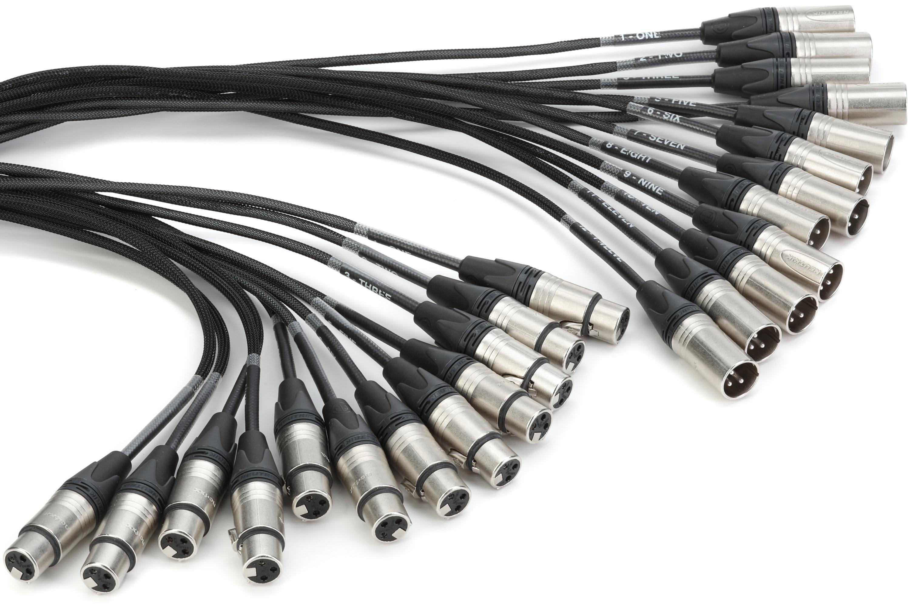 JUMPERZ 8-channel Studio Drop Snake - 25 foot | Sweetwater