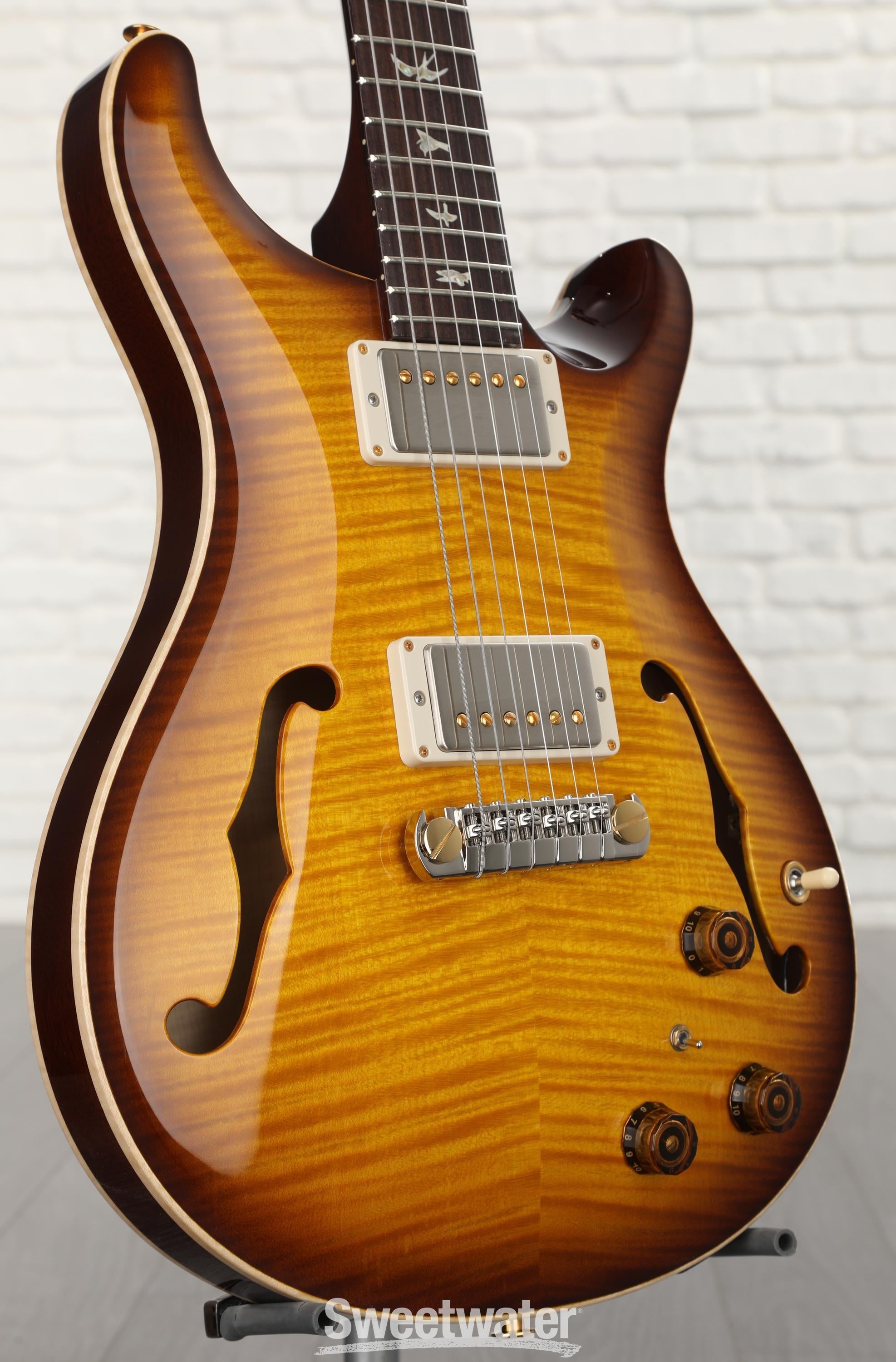 PRS Hollowbody II Piezo Electric Guitar - McCarty Tobacco Sunburst