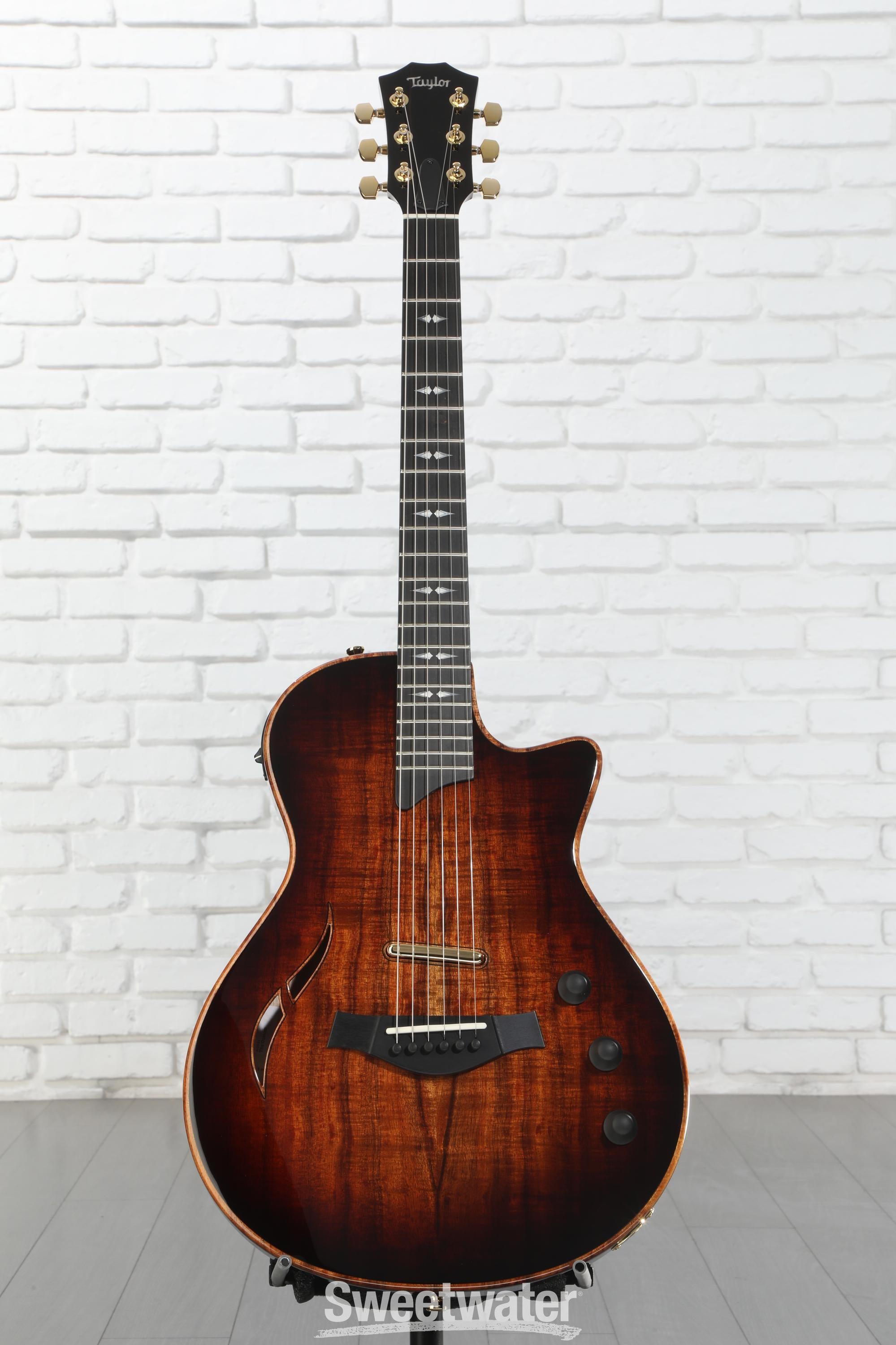 Taylor T5z Custom Koa Hollowbody Electric Guitar - Shaded Edge Burst