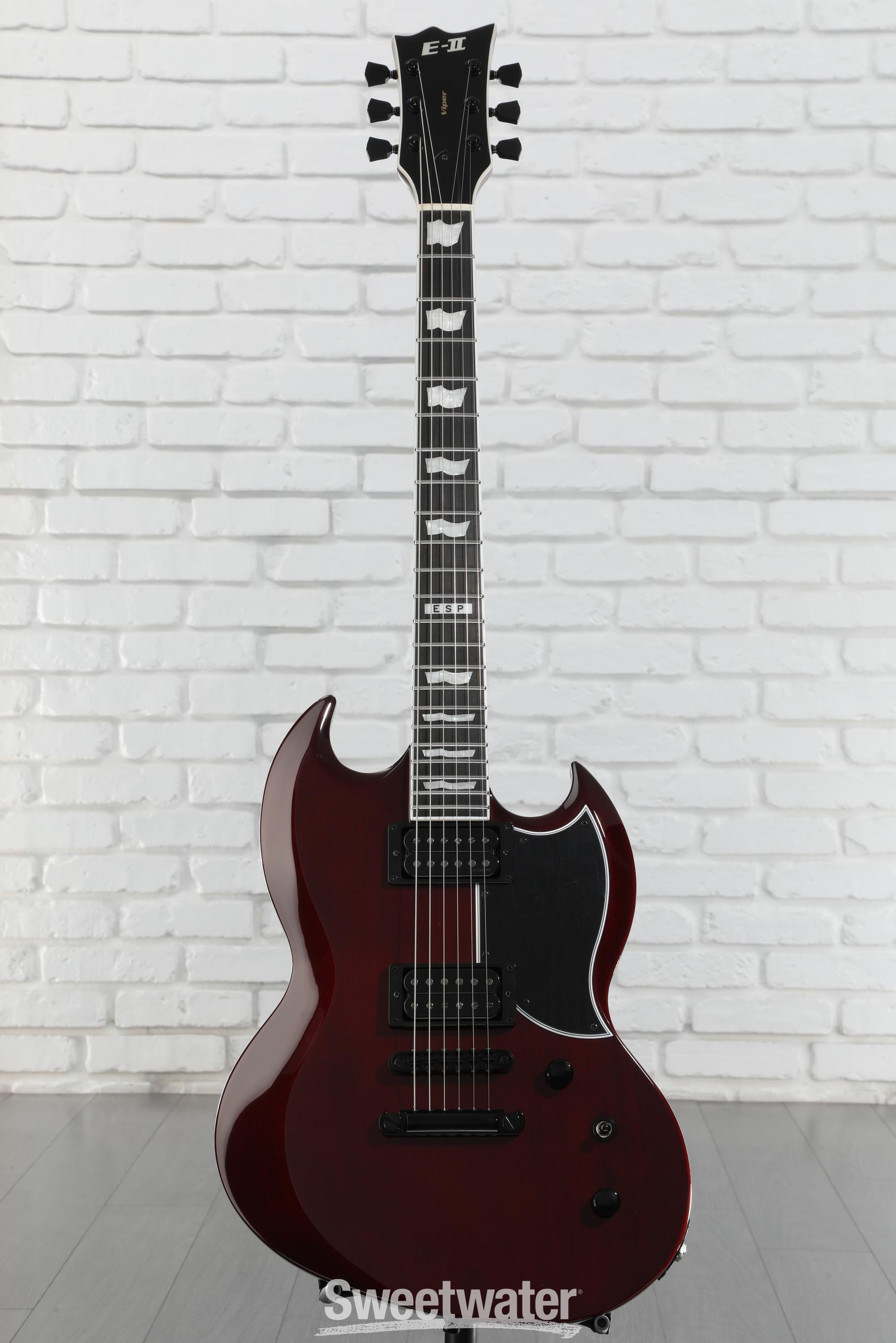 新しいスタイル - Guitar Electric Viper E-II ESP See-thru Cherry Black ギター