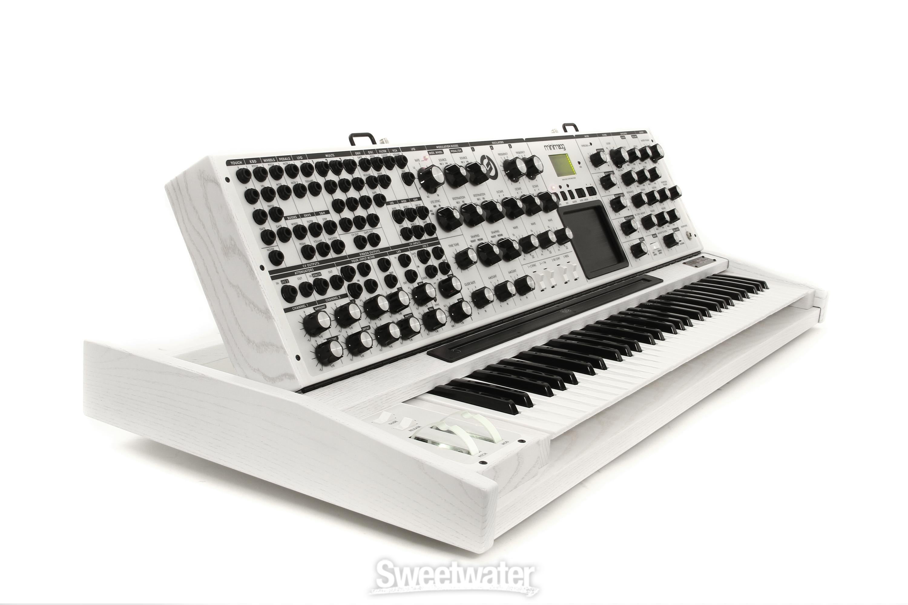 Moog Minimoog Voyager XL - Limited Edition White-on-White | Sweetwater