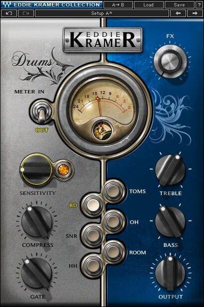 Photo of Waves Eddie Kramer Drum Channel Plug-in