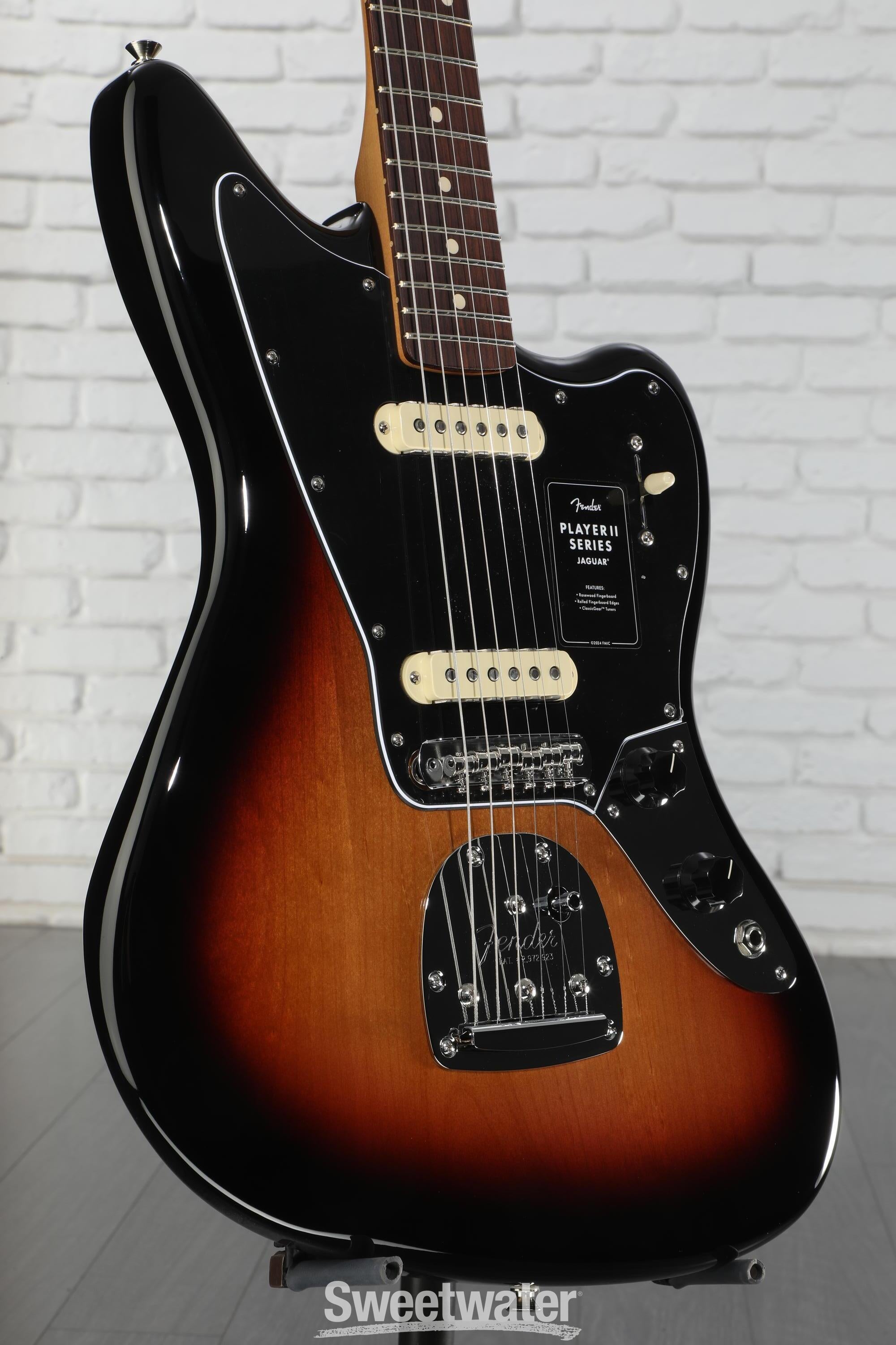 Fender Player II Jaguar Electric Guitar - 3-color Sunburst